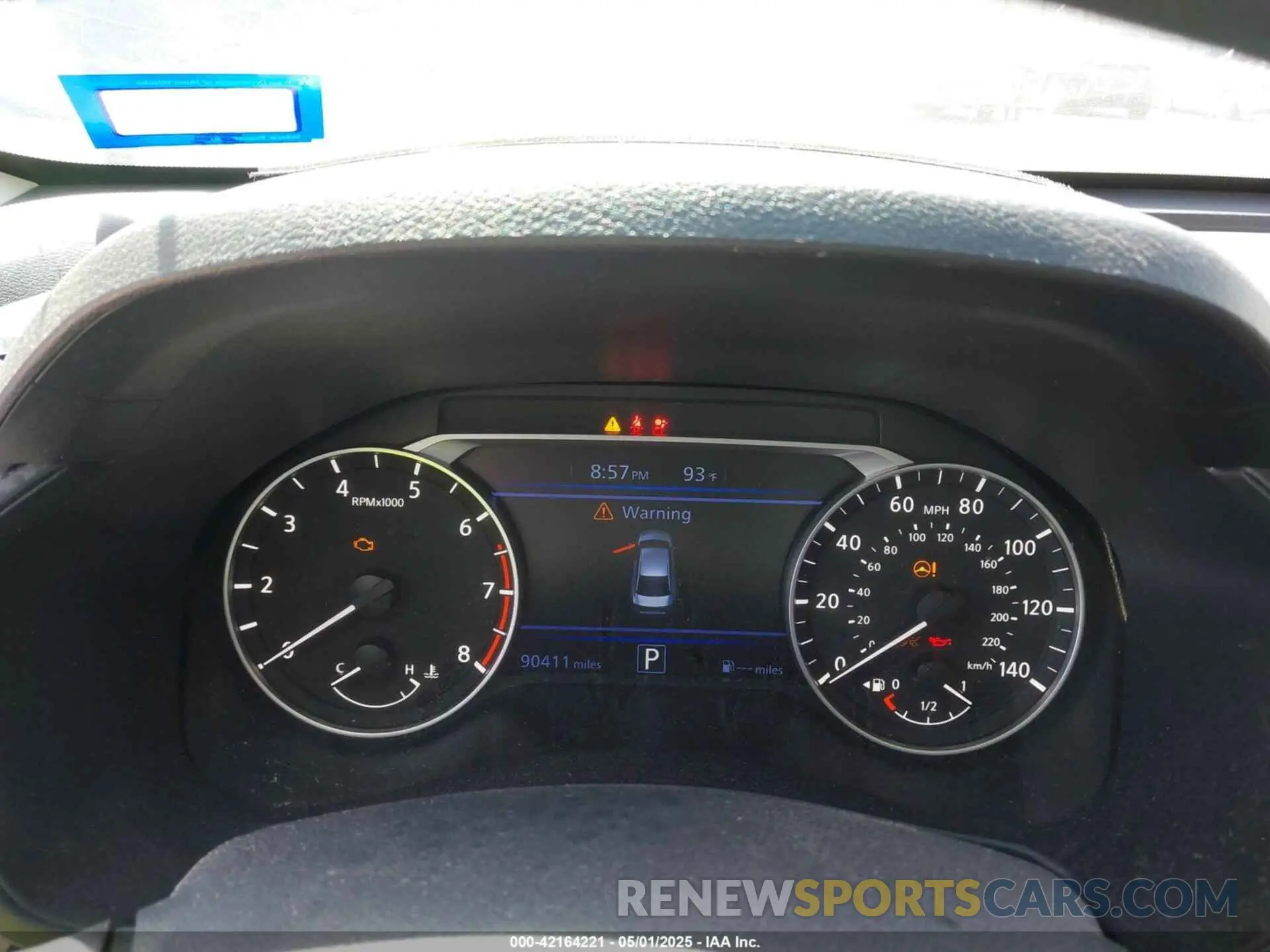 7 Photograph of a damaged car 1N4BL4BV8KC237133 NISSAN ALTIMA 2019