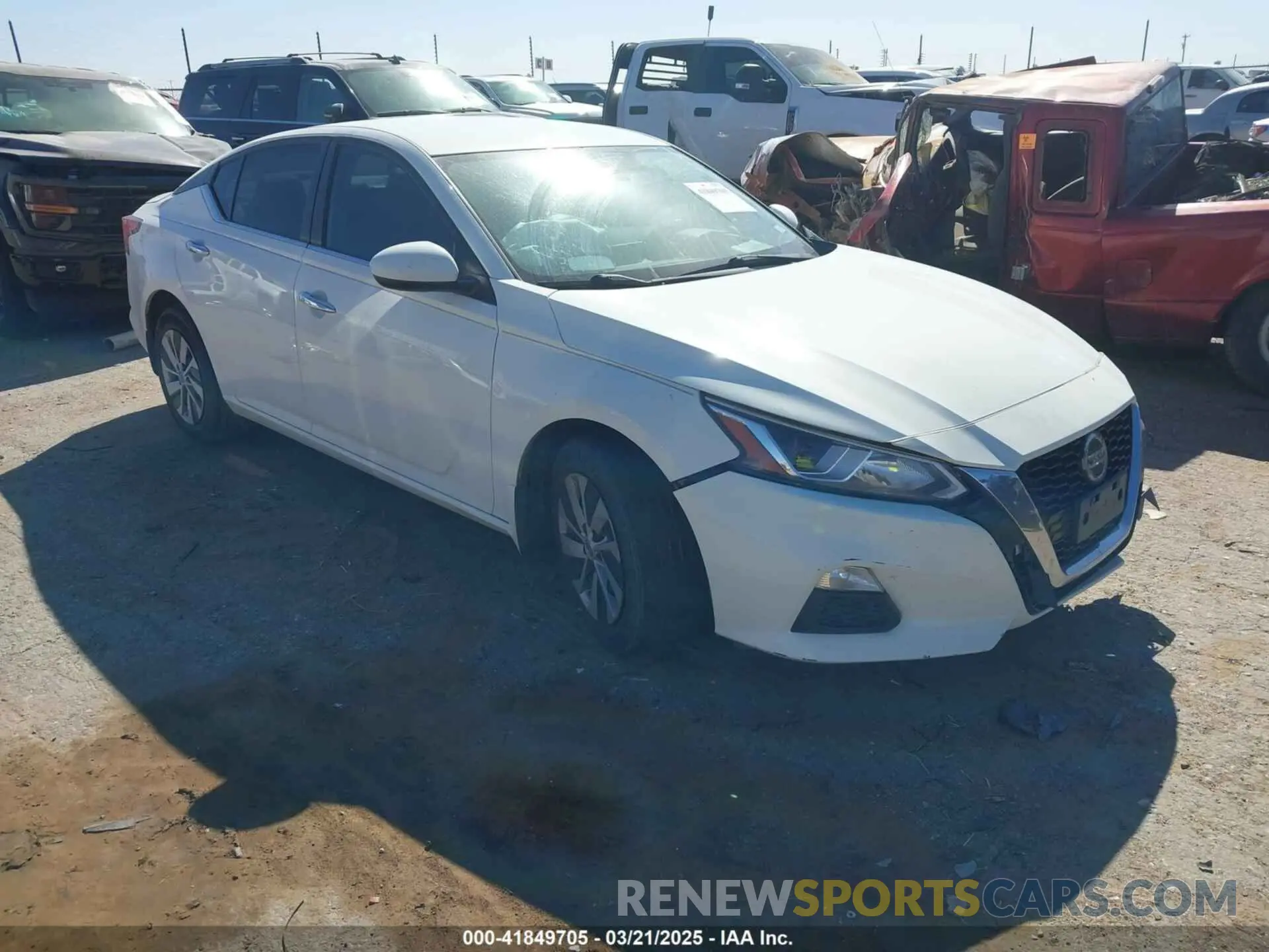1 Photograph of a damaged car 1N4BL4BV9KC253602 NISSAN ALTIMA 2019
