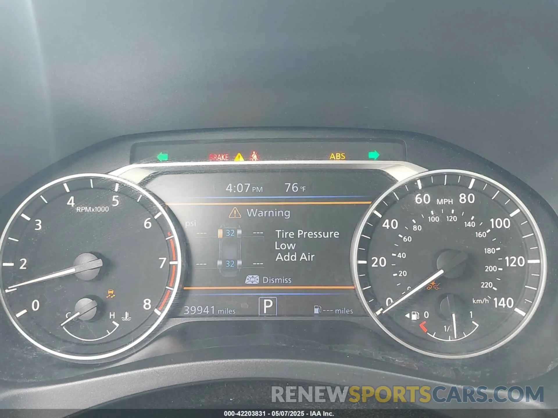 7 Photograph of a damaged car 1N4BL4BV9KN324253 NISSAN ALTIMA 2019