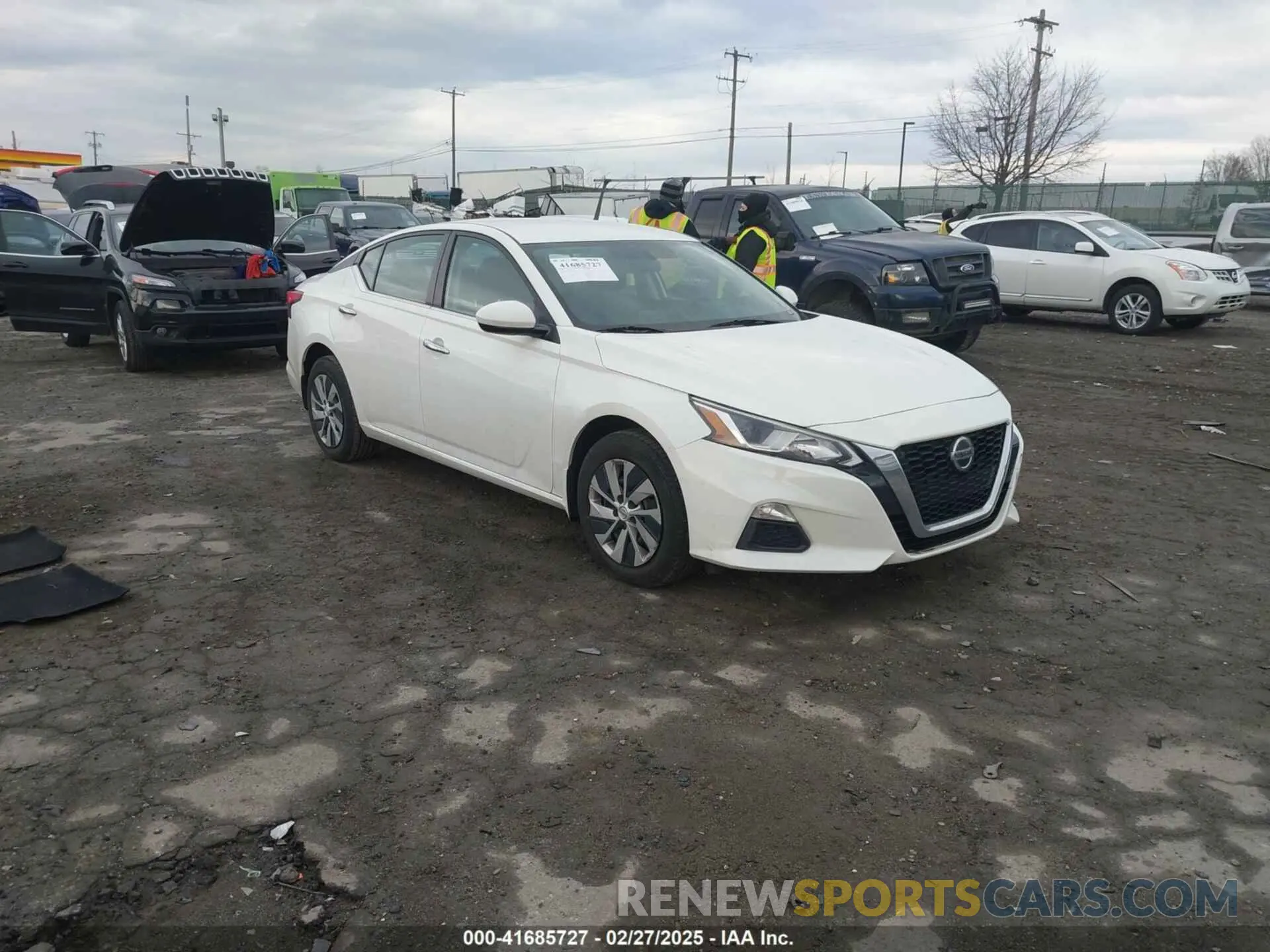 1 Photograph of a damaged car 1N4BL4BW2KC142303 NISSAN ALTIMA 2019