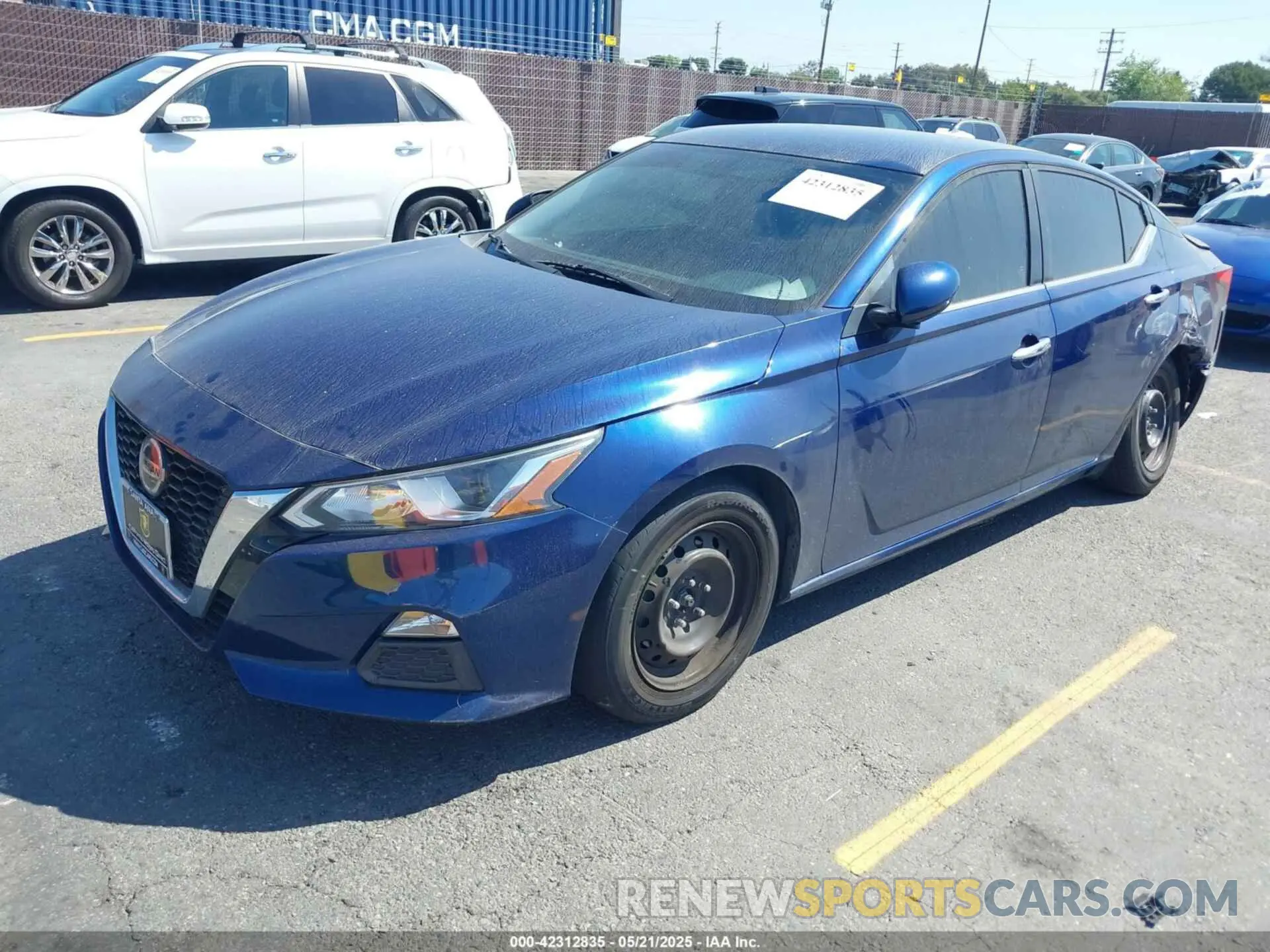2 Photograph of a damaged car 1N4BL4BW4KC153576 NISSAN ALTIMA 2019