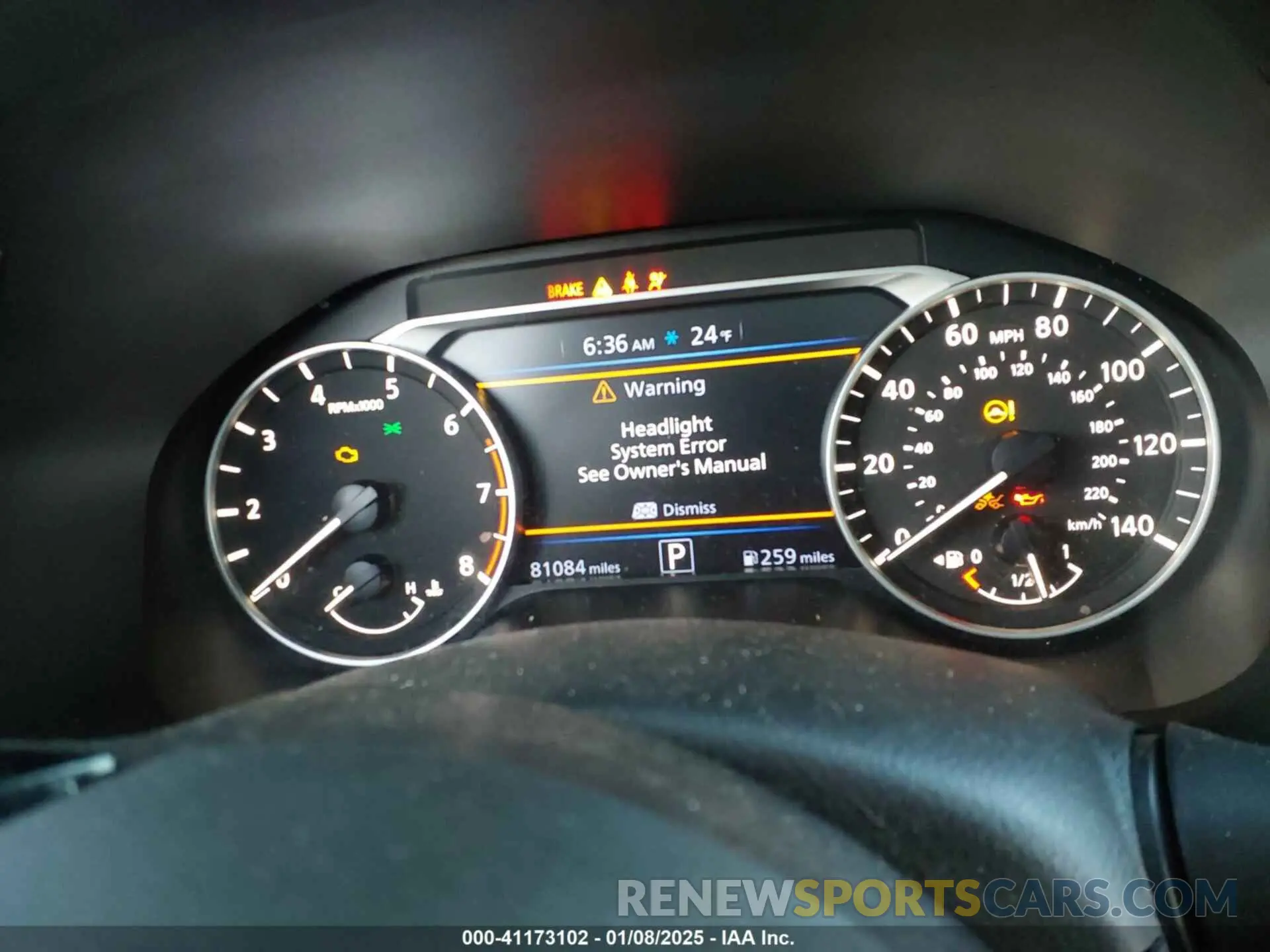 7 Photograph of a damaged car 1N4BL4CV0KN320400 NISSAN ALTIMA 2019