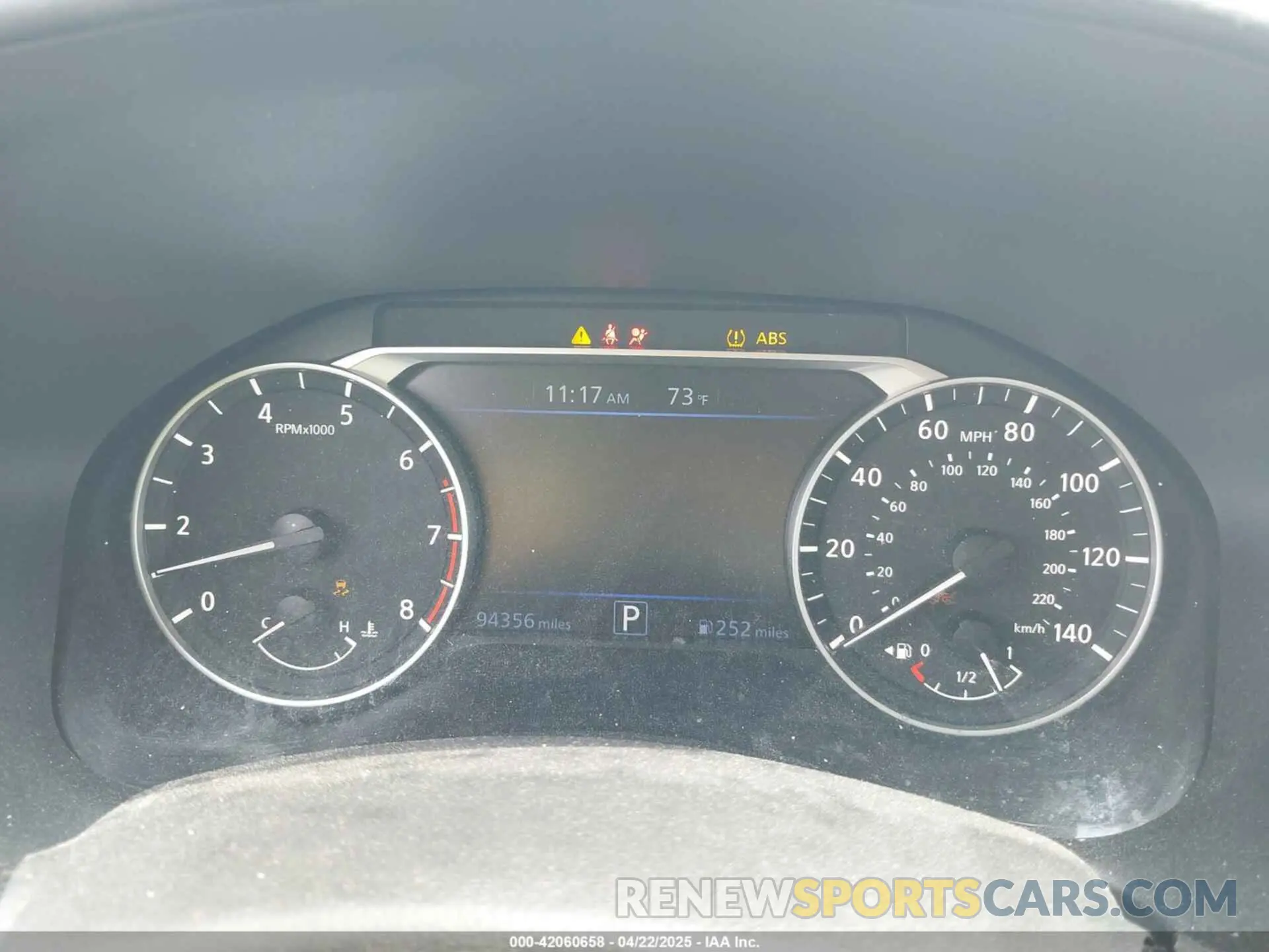 7 Photograph of a damaged car 1N4BL4CV1KC182958 NISSAN ALTIMA 2019