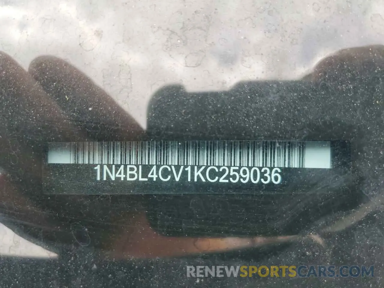 13 Photograph of a damaged car 1N4BL4CV1KC259036 NISSAN ALTIMA 2019