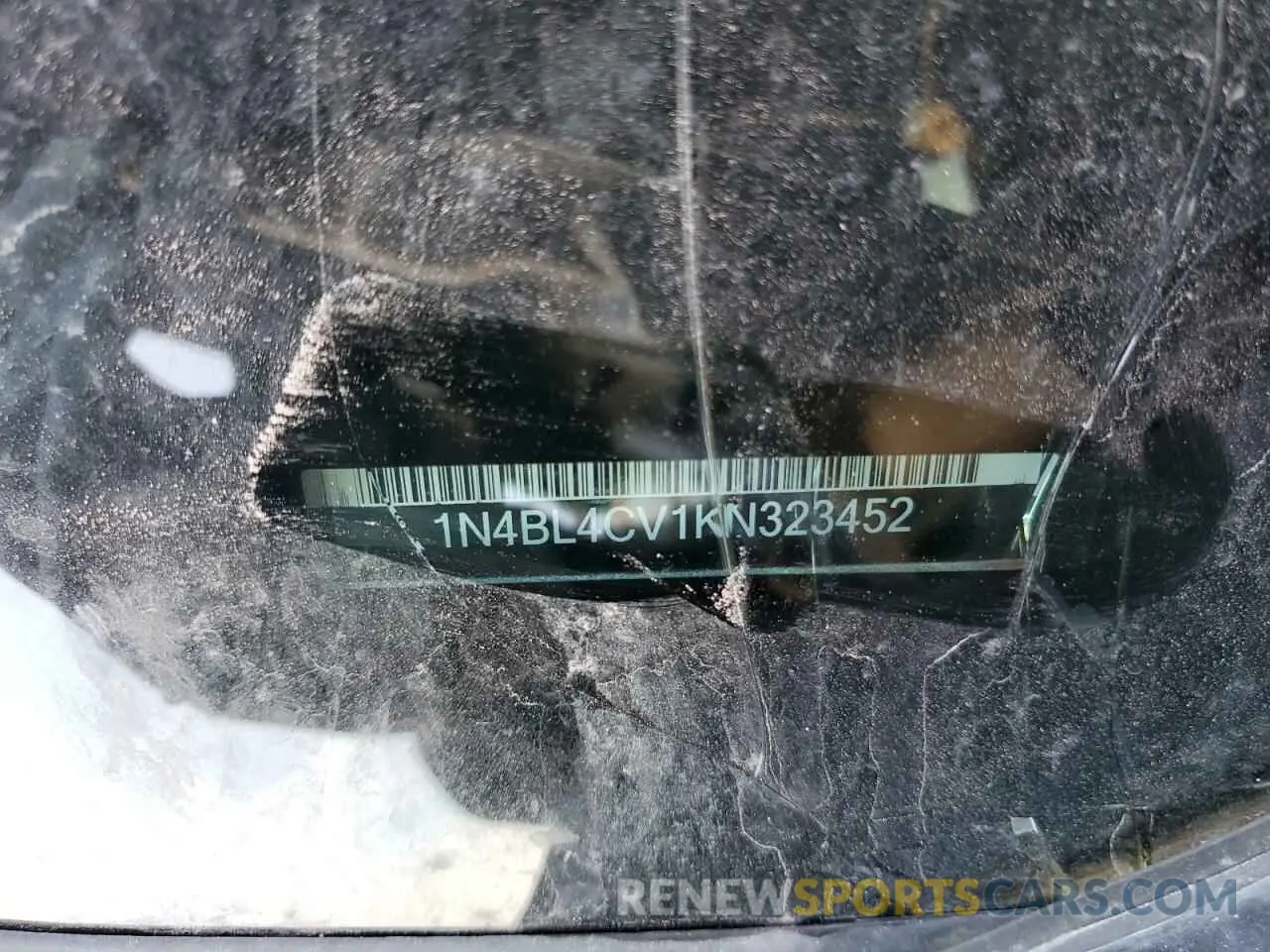 15 Photograph of a damaged car 1N4BL4CV1KN323452 NISSAN ALTIMA 2019