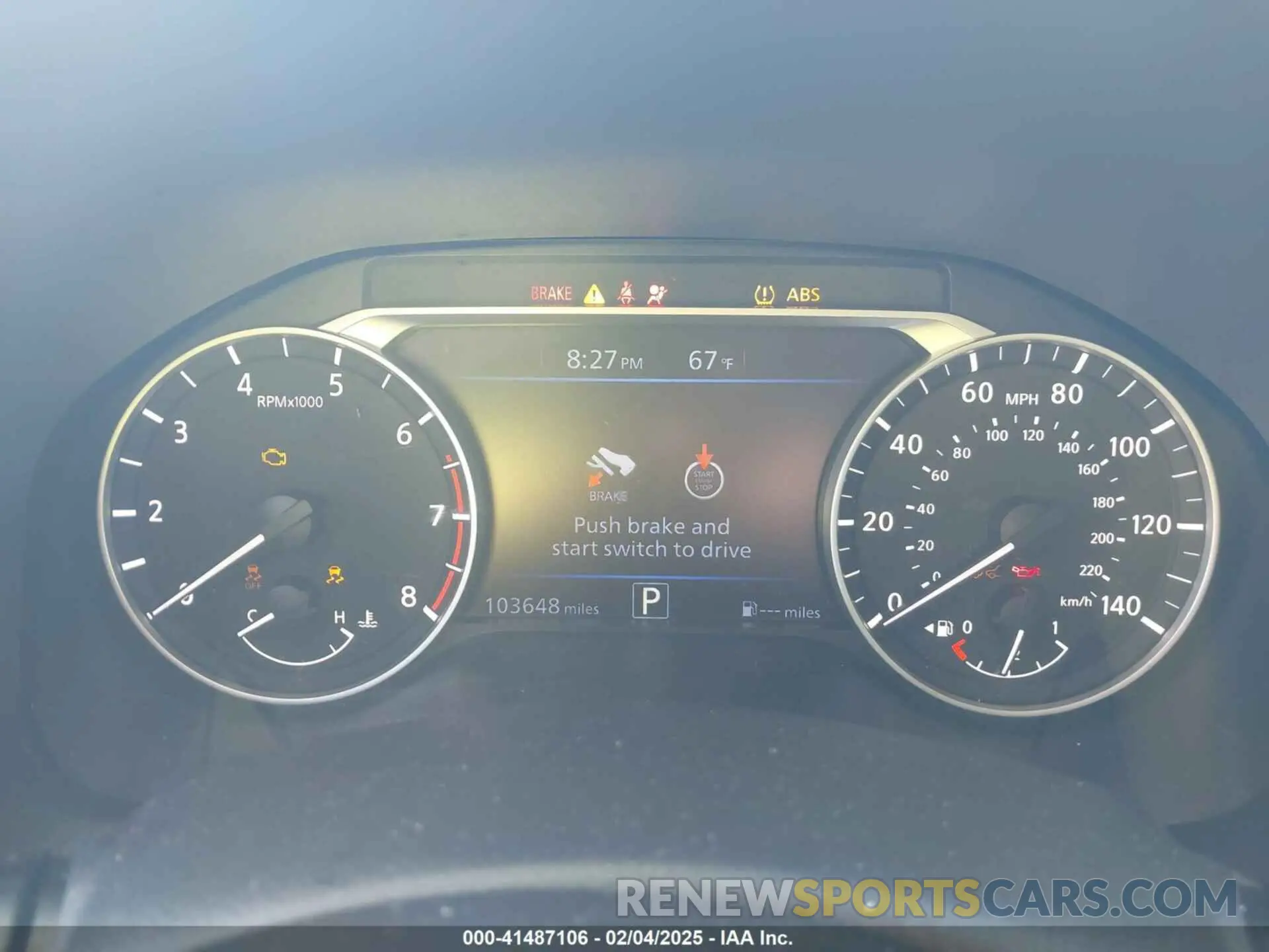 7 Photograph of a damaged car 1N4BL4CV2KC219113 NISSAN ALTIMA 2019
