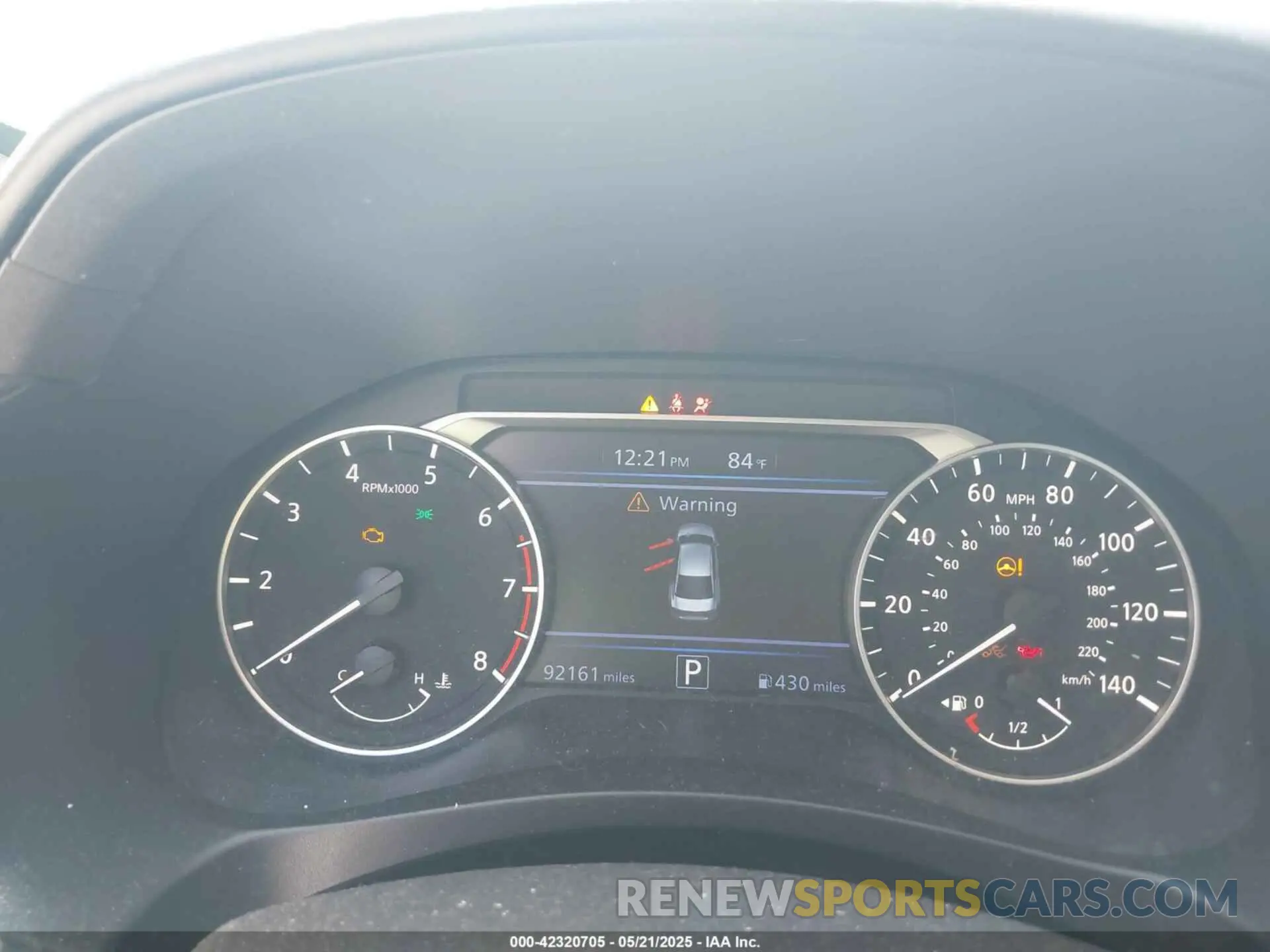 7 Photograph of a damaged car 1N4BL4CV3KC167698 NISSAN ALTIMA 2019