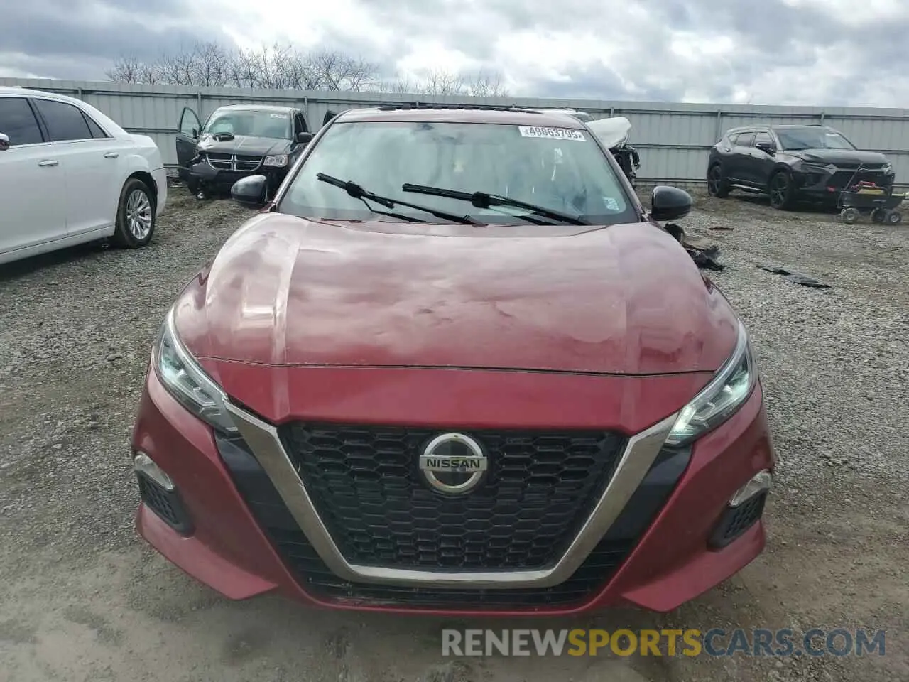 5 Photograph of a damaged car 1N4BL4CV3KN319838 NISSAN ALTIMA 2019