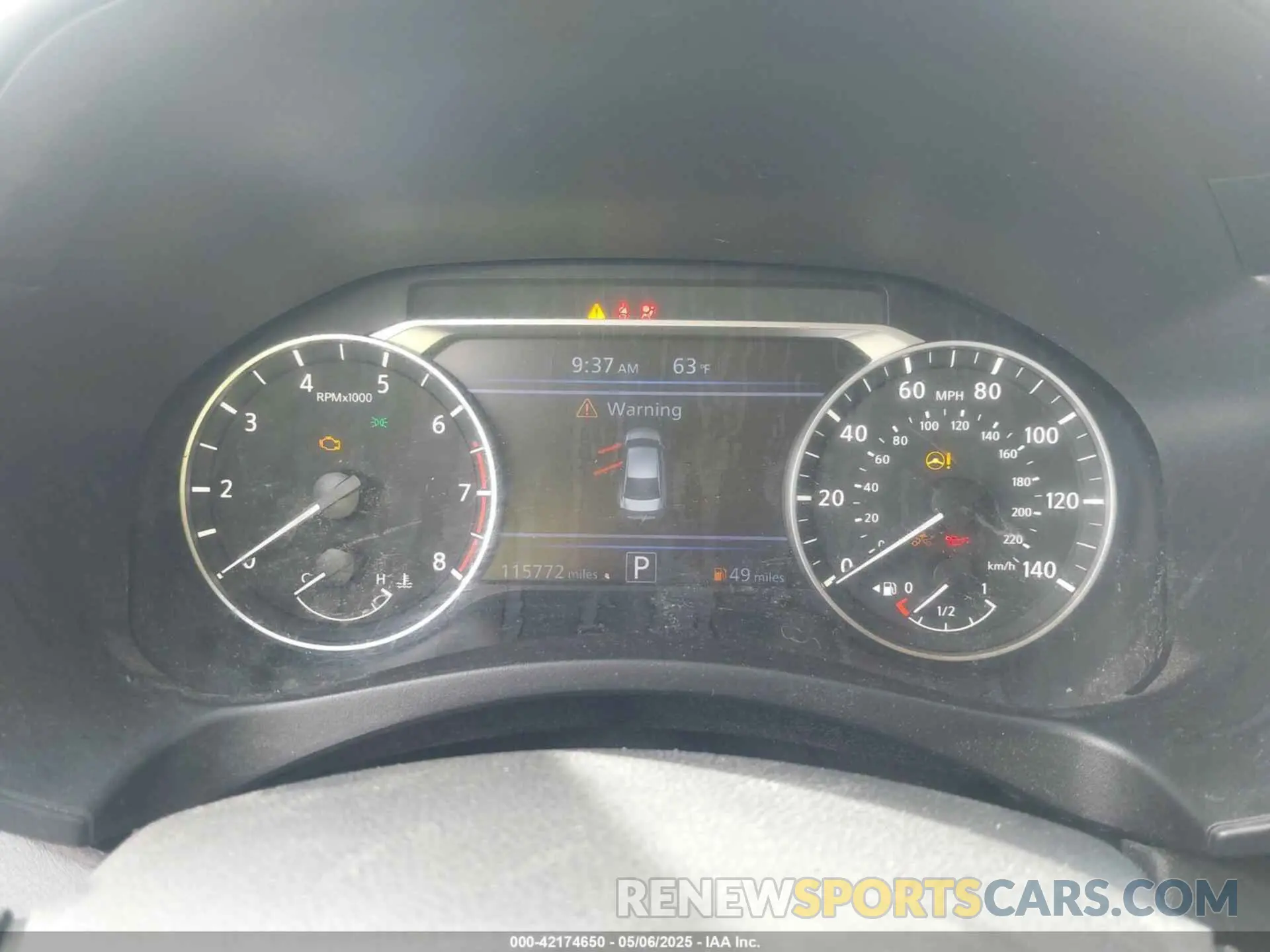 7 Photograph of a damaged car 1N4BL4CV5KC240876 NISSAN ALTIMA 2019