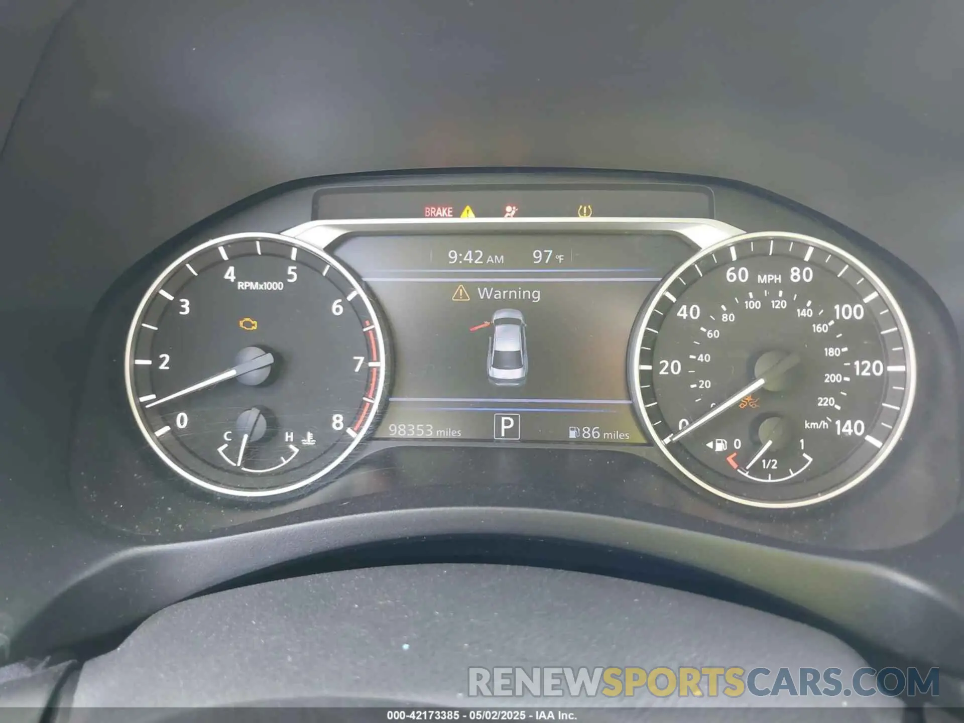 7 Photograph of a damaged car 1N4BL4CV6KC138793 NISSAN ALTIMA 2019