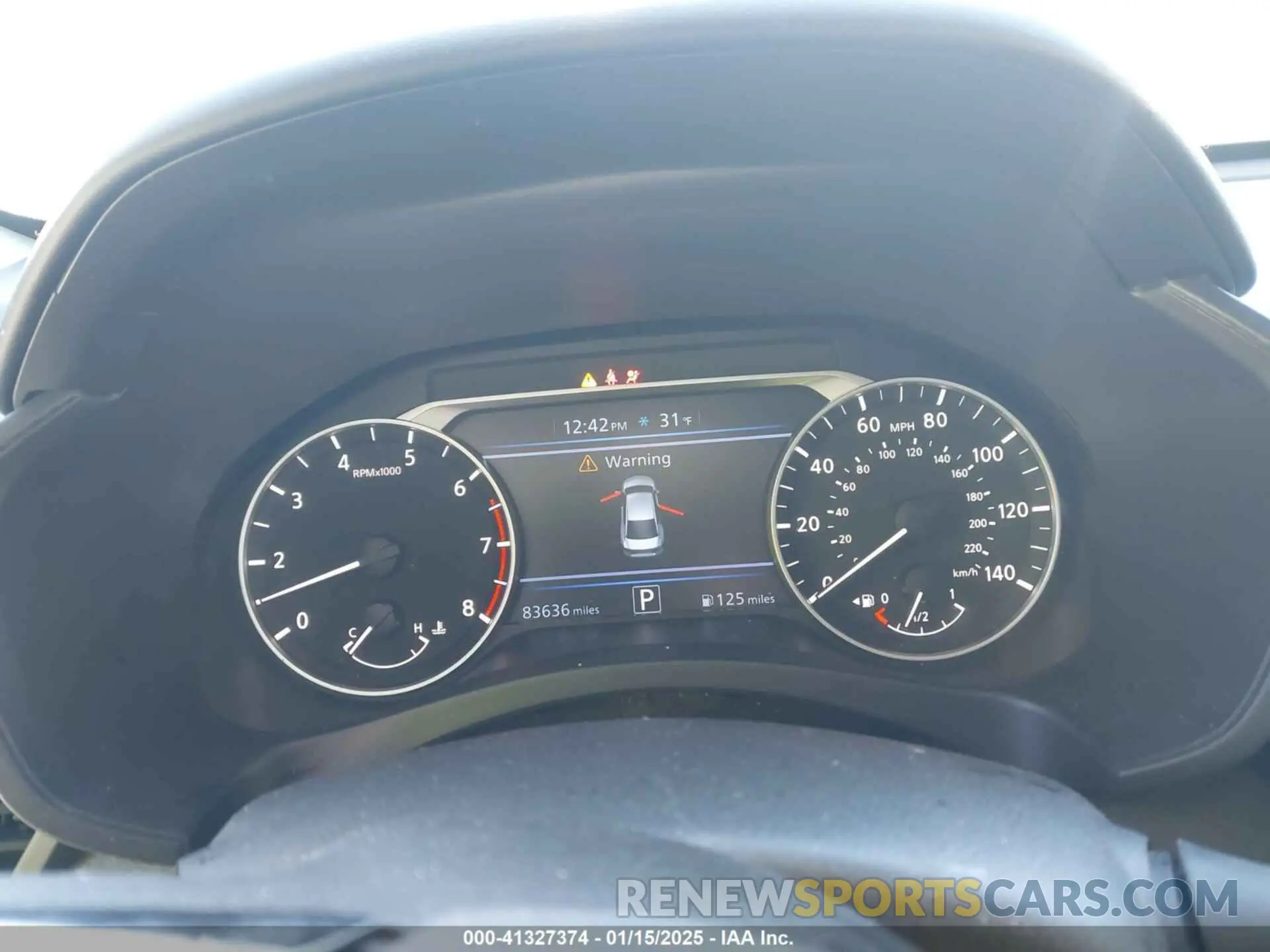 7 Photograph of a damaged car 1N4BL4CV6KC191834 NISSAN ALTIMA 2019