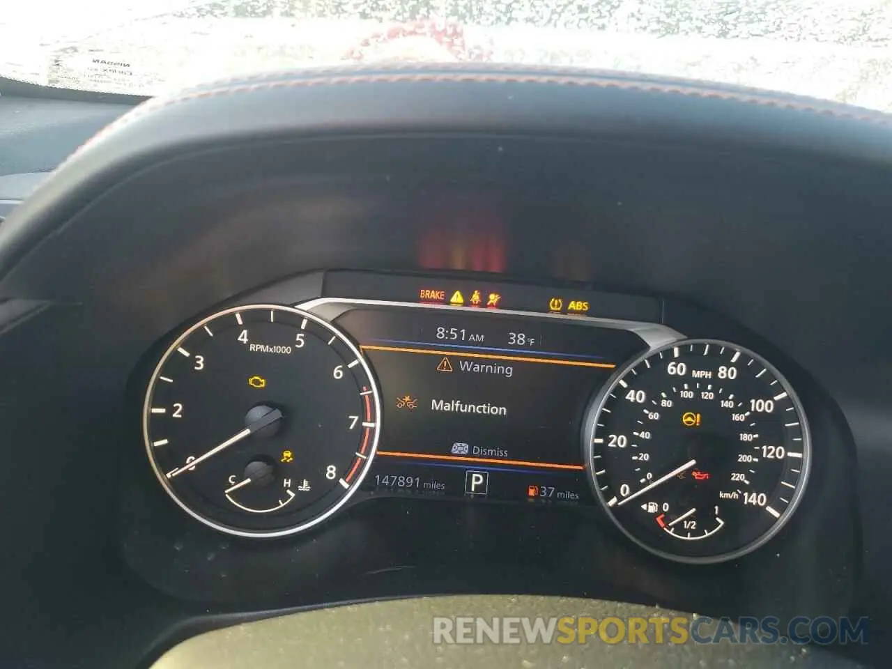 9 Photograph of a damaged car 1N4BL4CV7KN317266 NISSAN ALTIMA 2019
