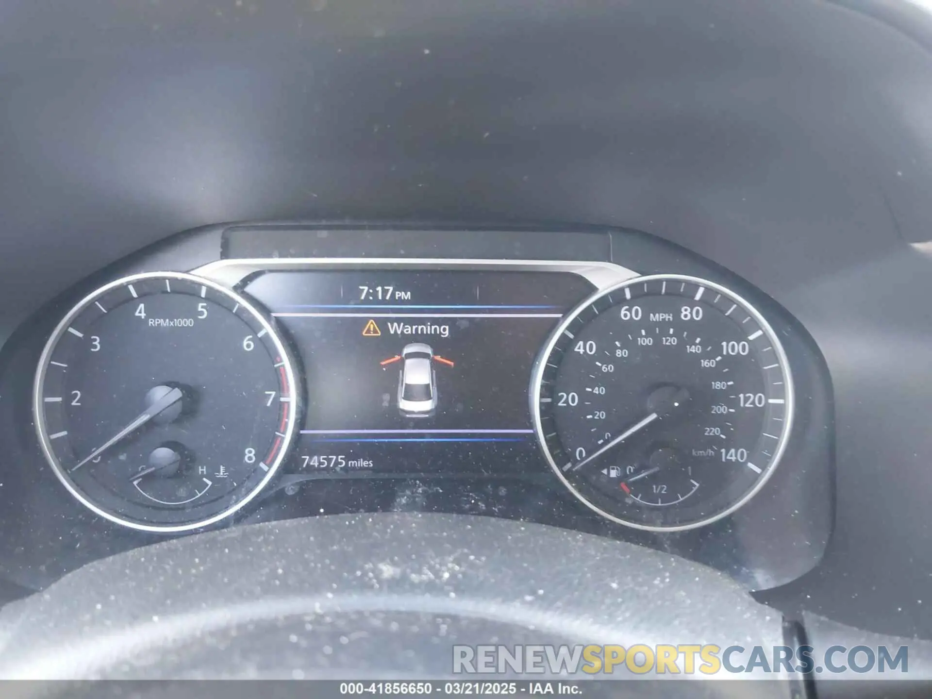 7 Photograph of a damaged car 1N4BL4CV7KN320135 NISSAN ALTIMA 2019