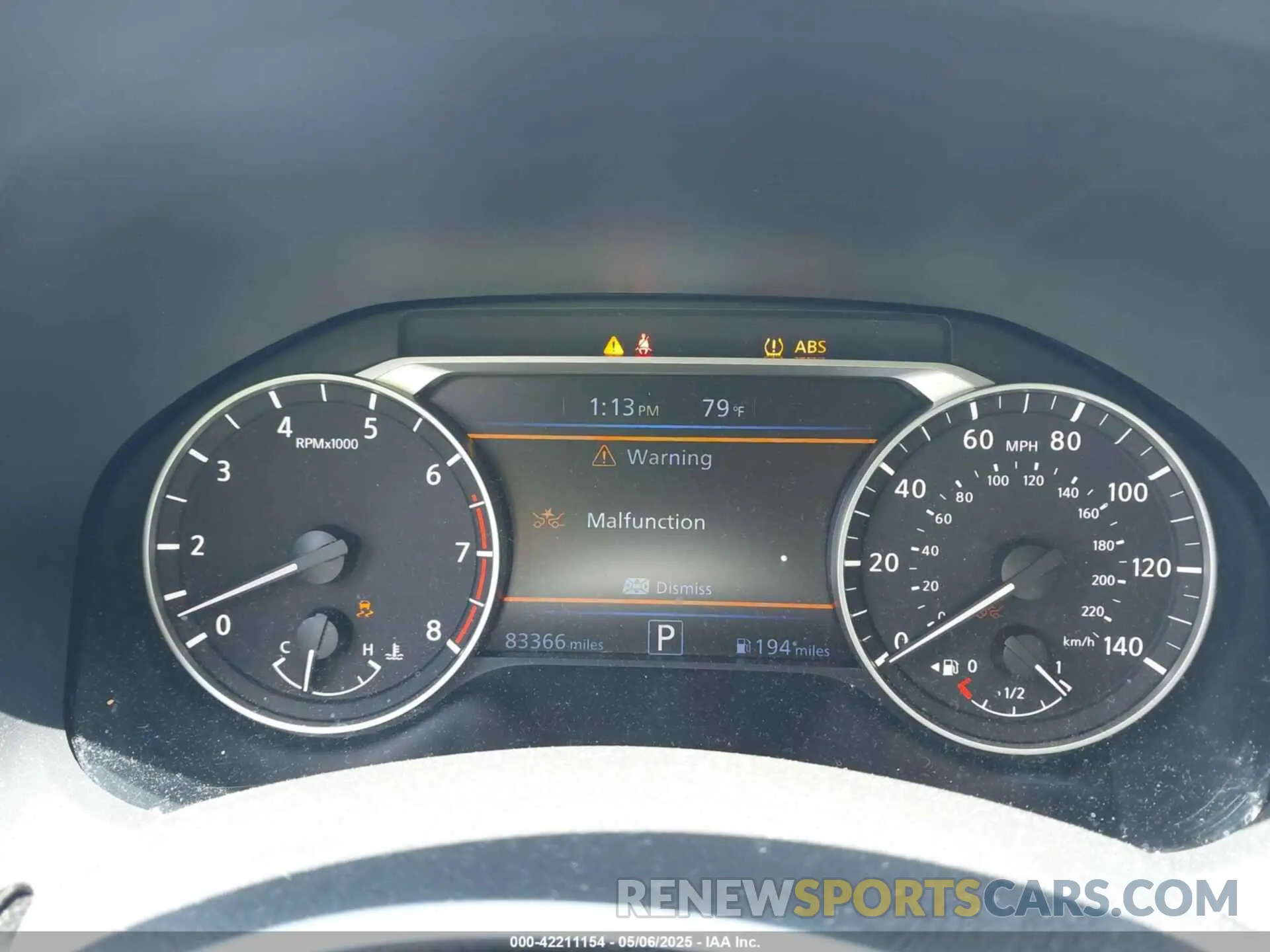 7 Photograph of a damaged car 1N4BL4CV8KC184092 NISSAN ALTIMA 2019