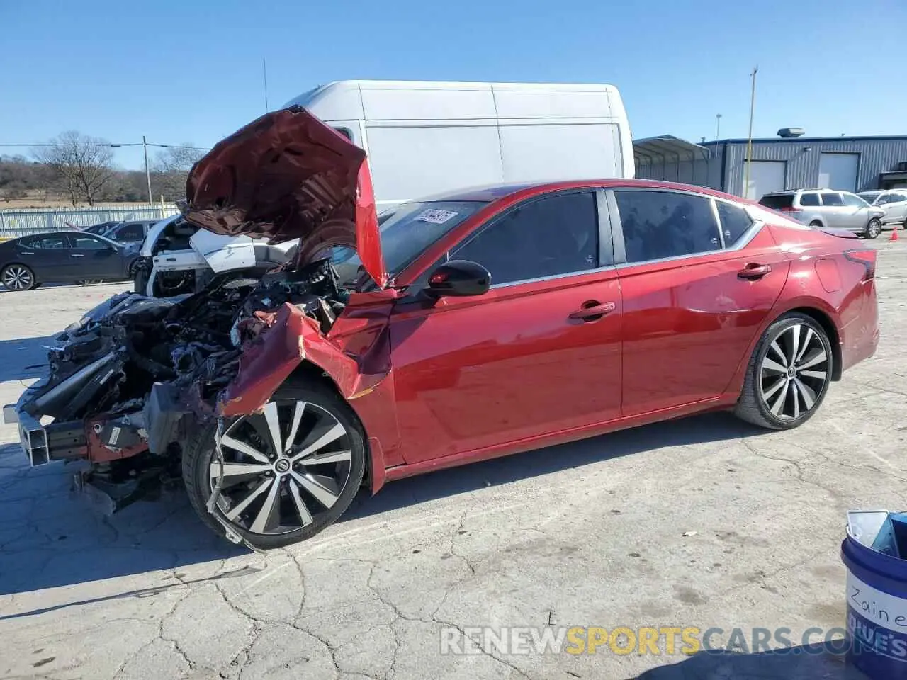 1 Photograph of a damaged car 1N4BL4CVXKC204147 NISSAN ALTIMA 2019