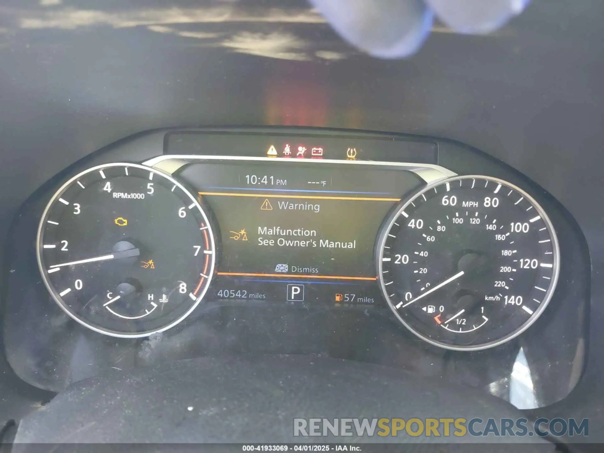 7 Photograph of a damaged car 1N4BL4DV1KC104369 NISSAN ALTIMA 2019