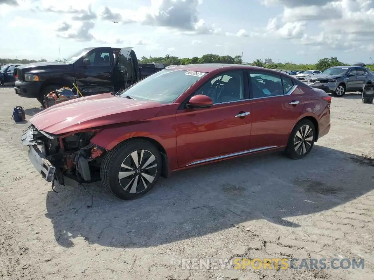 1 Photograph of a damaged car 1N4BL4DV2KC143424 NISSAN ALTIMA 2019