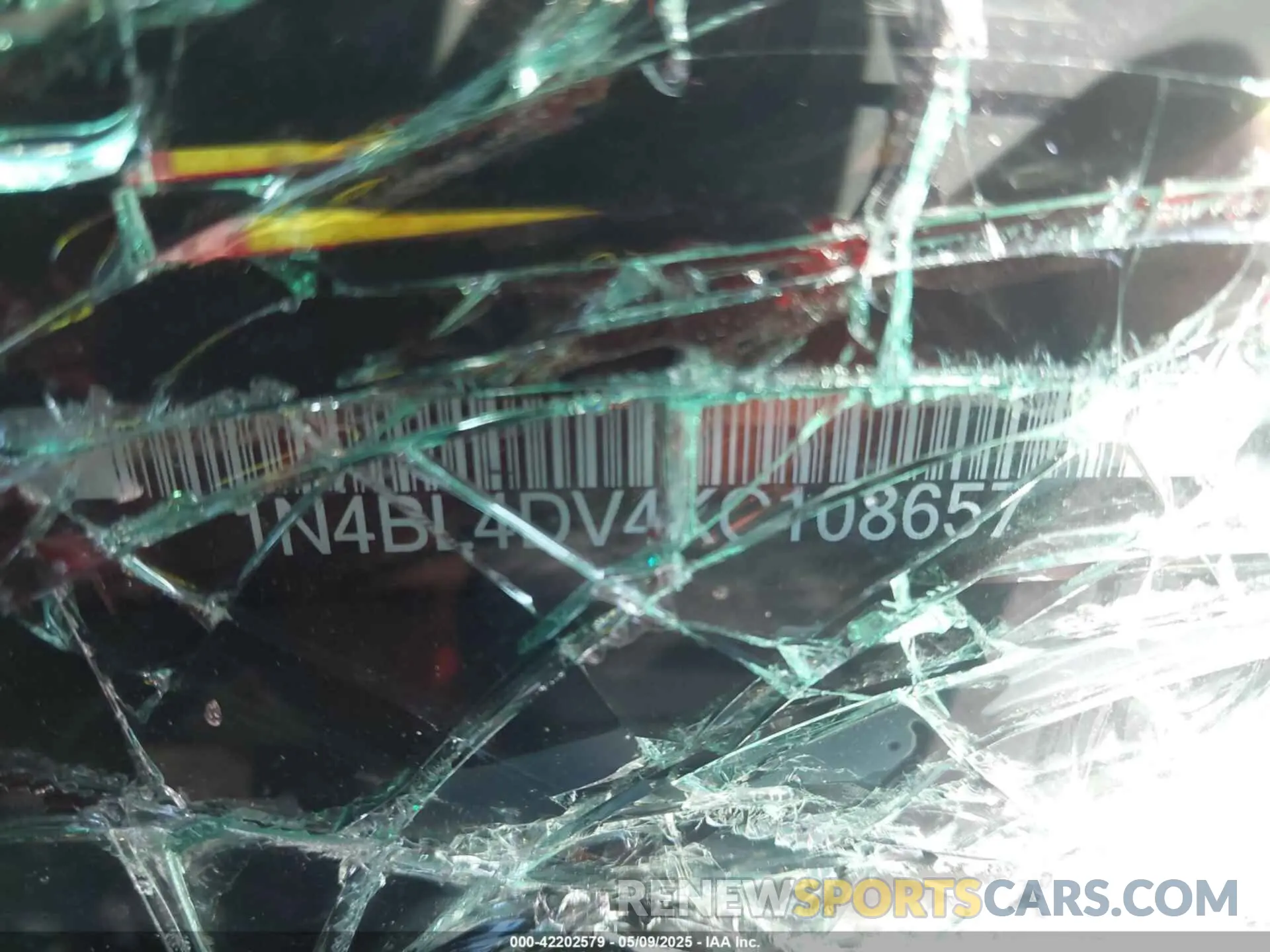 9 Photograph of a damaged car 1N4BL4DV4KC108657 NISSAN ALTIMA 2019