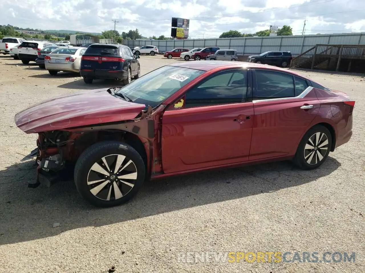 1 Photograph of a damaged car 1N4BL4DV7KC154760 NISSAN ALTIMA 2019