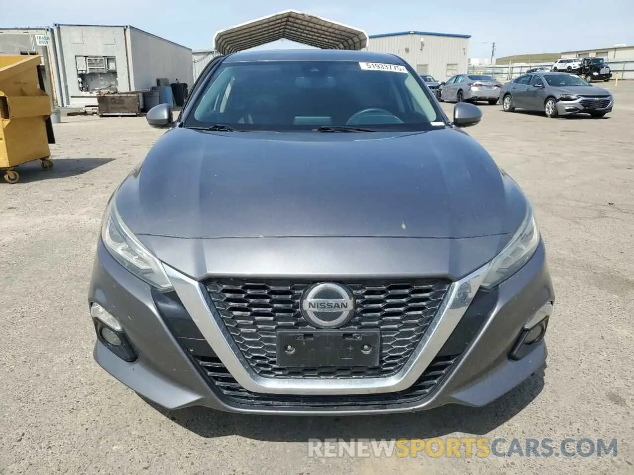 5 Photograph of a damaged car 1N4BL4DV7KC168108 NISSAN ALTIMA 2019