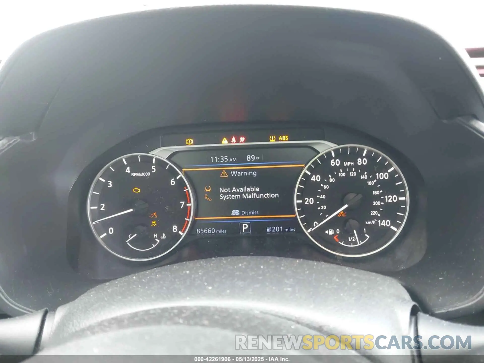 7 Photograph of a damaged car 1N4BL4DV8KC123713 NISSAN ALTIMA 2019