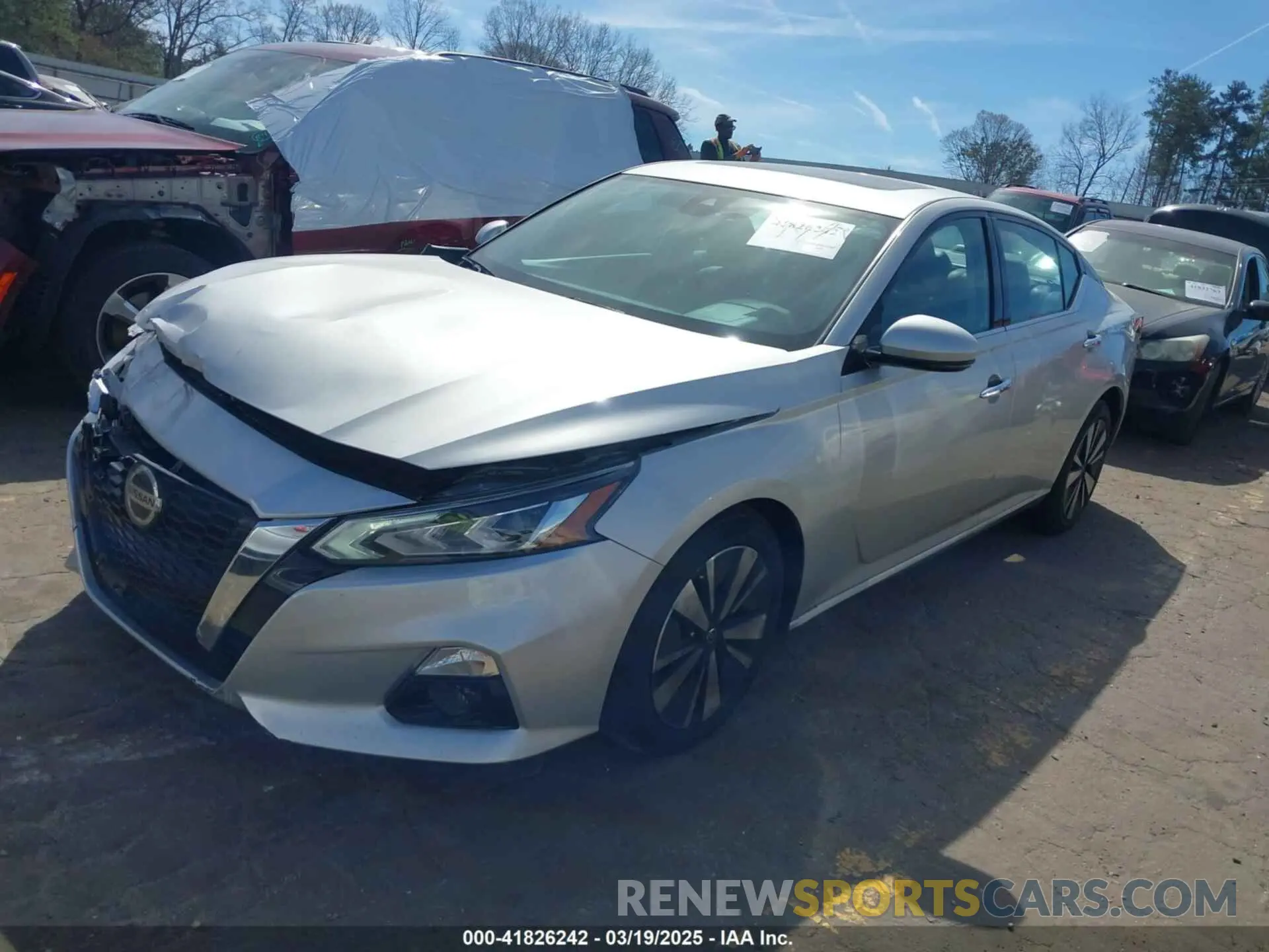 2 Photograph of a damaged car 1N4BL4EV1KC248311 NISSAN ALTIMA 2019