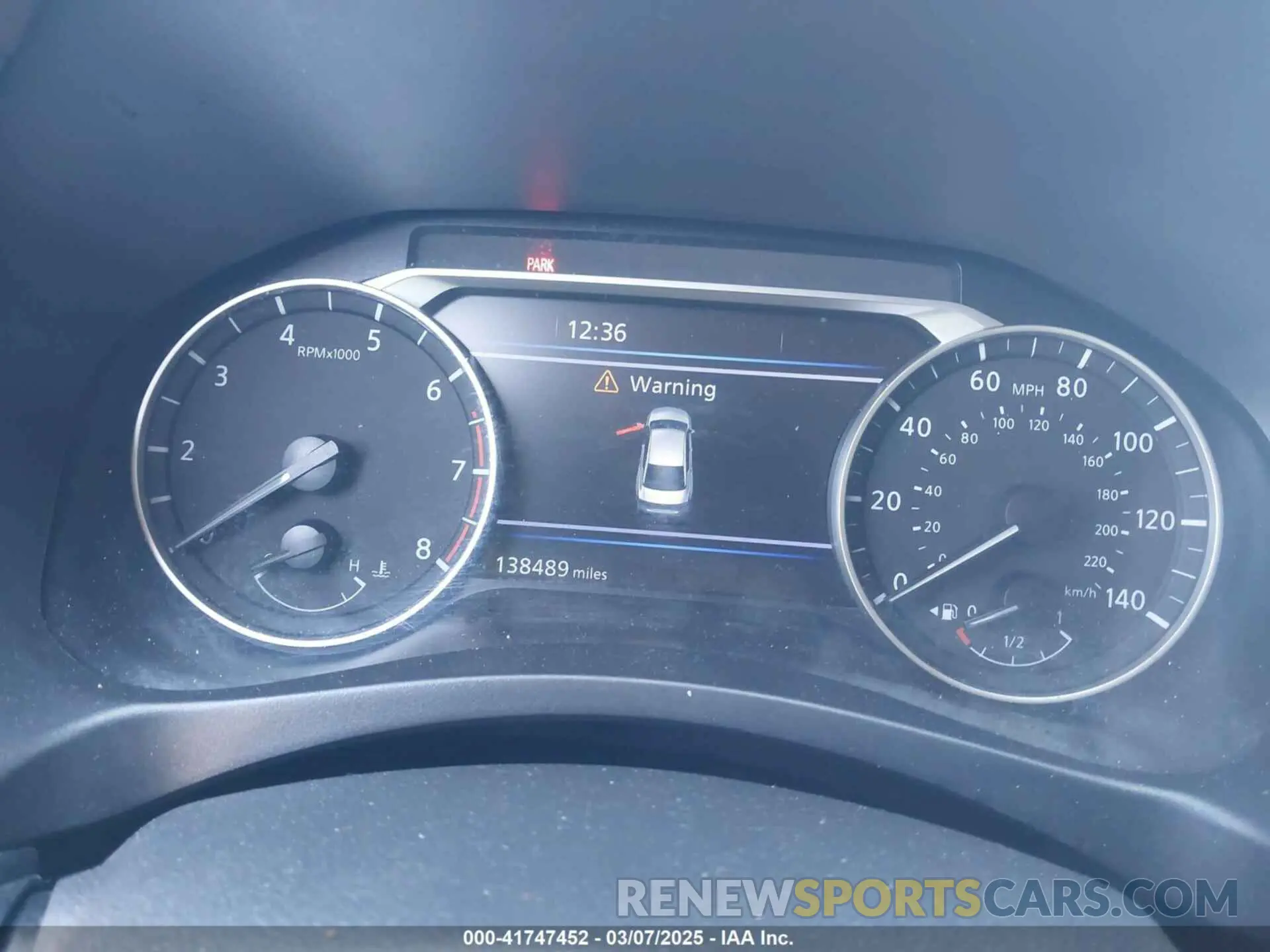7 Photograph of a damaged car 1N4BL4EV3KC198950 NISSAN ALTIMA 2019