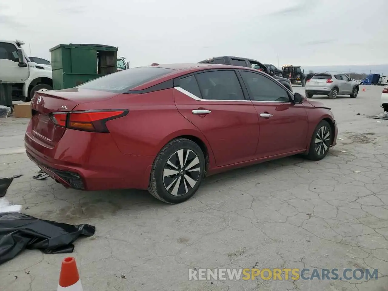 3 Photograph of a damaged car 1N4BL4EV4KC106633 NISSAN ALTIMA 2019