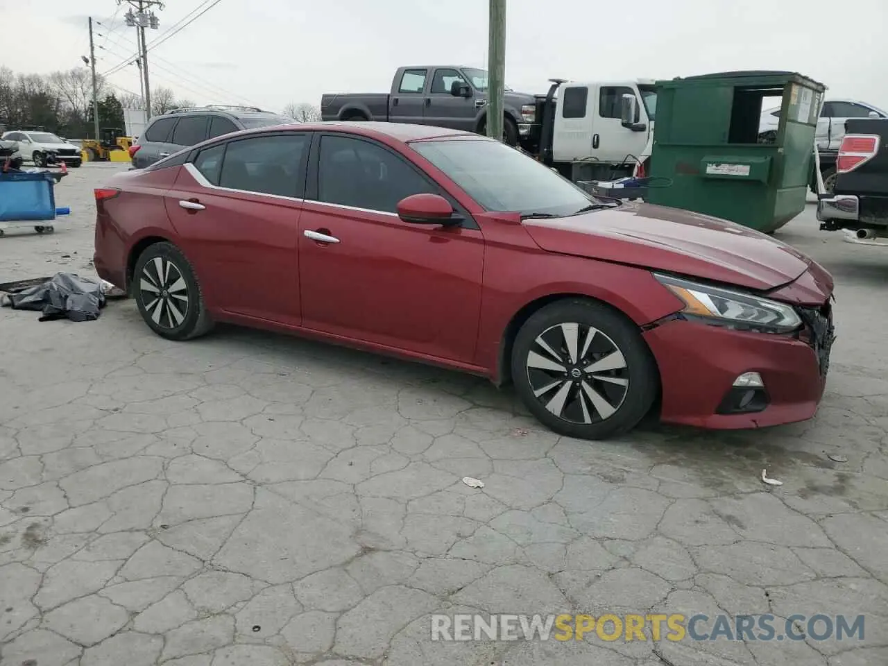 4 Photograph of a damaged car 1N4BL4EV4KC106633 NISSAN ALTIMA 2019