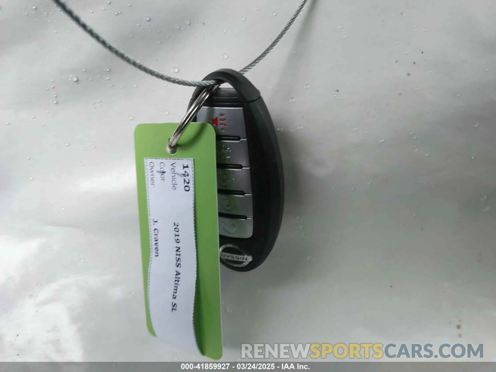 11 Photograph of a damaged car 1N4BL4EV4KC202410 NISSAN ALTIMA 2019