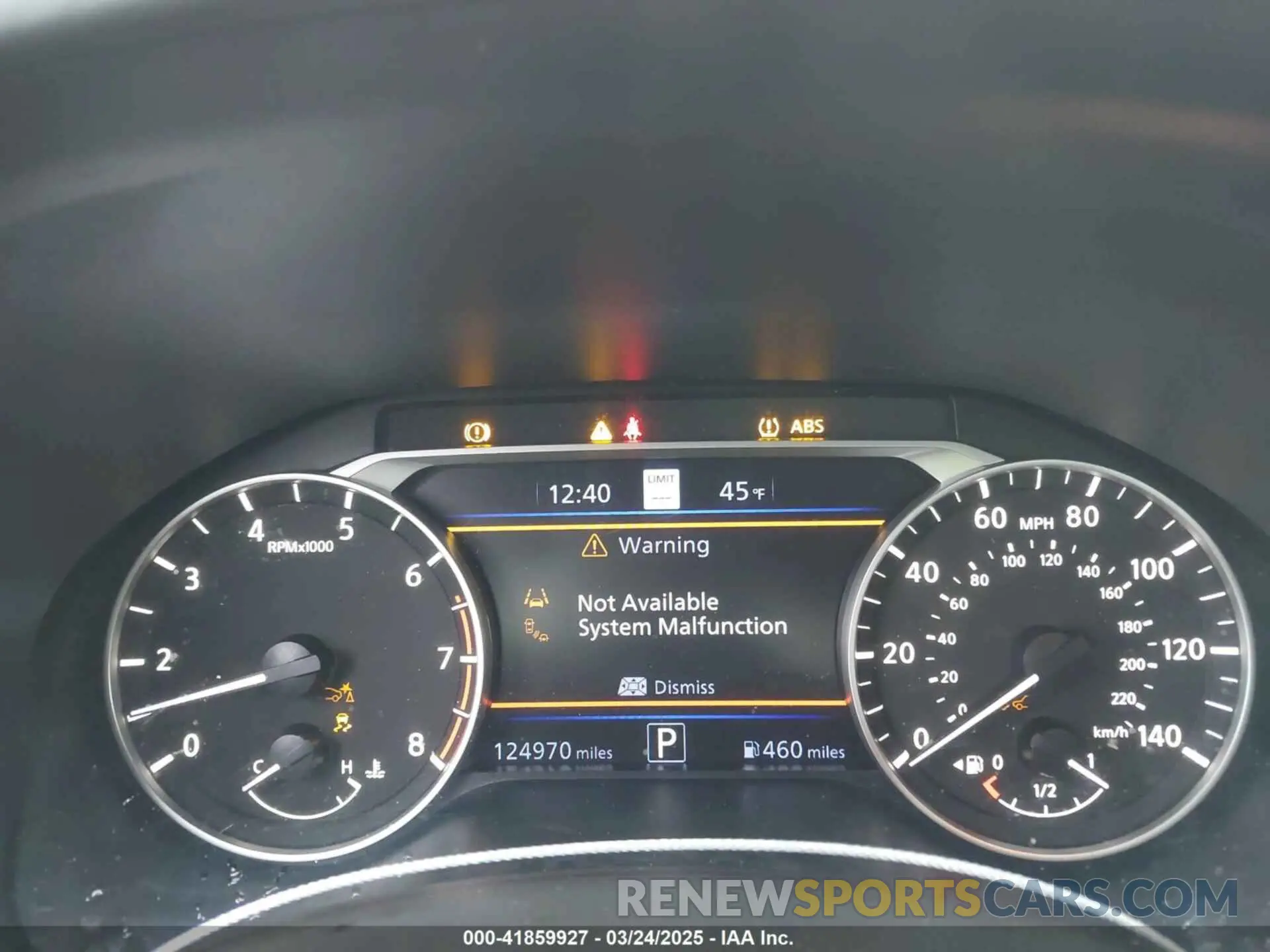 7 Photograph of a damaged car 1N4BL4EV4KC202410 NISSAN ALTIMA 2019