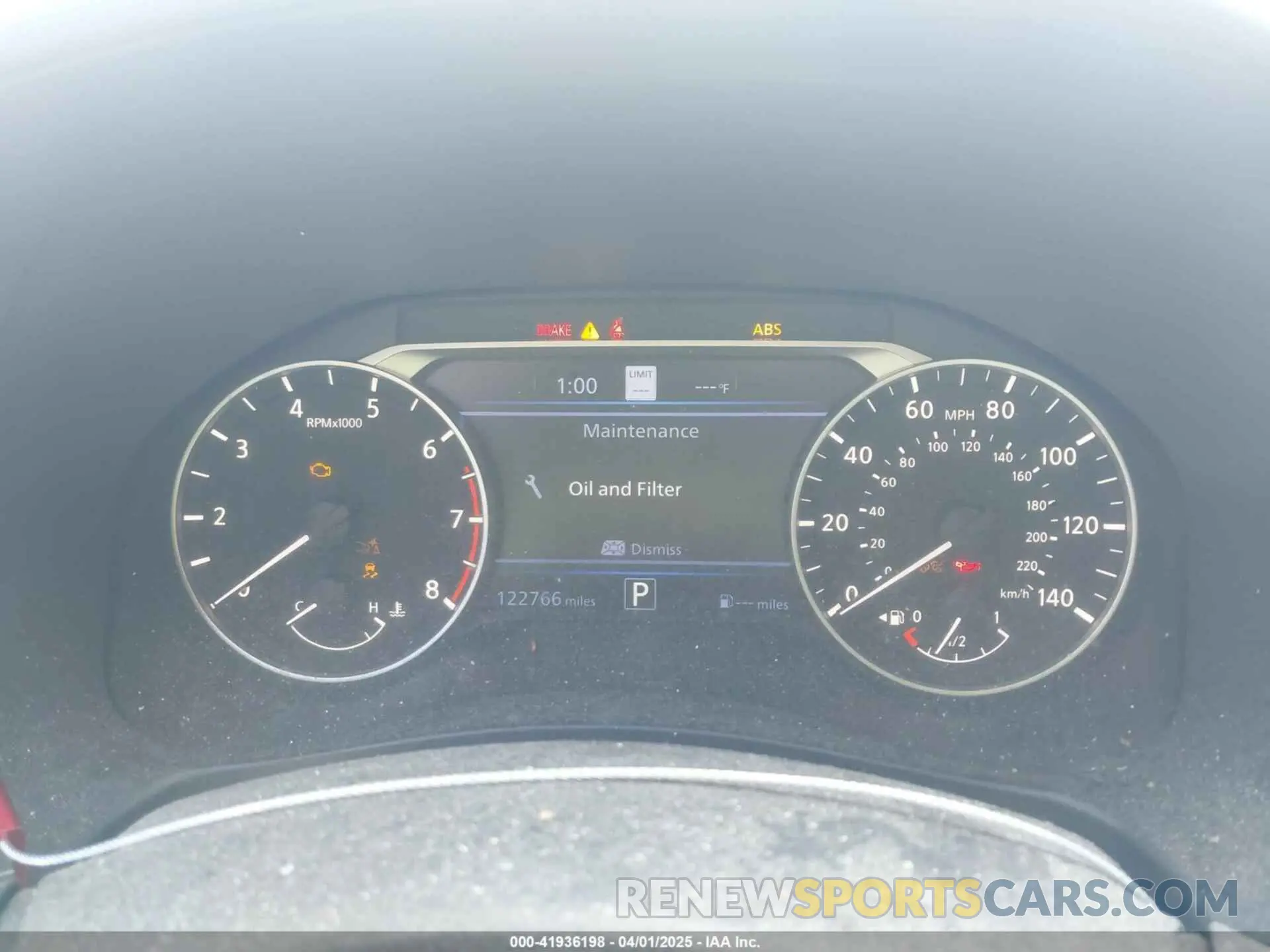 7 Photograph of a damaged car 1N4BL4EV5KC203971 NISSAN ALTIMA 2019