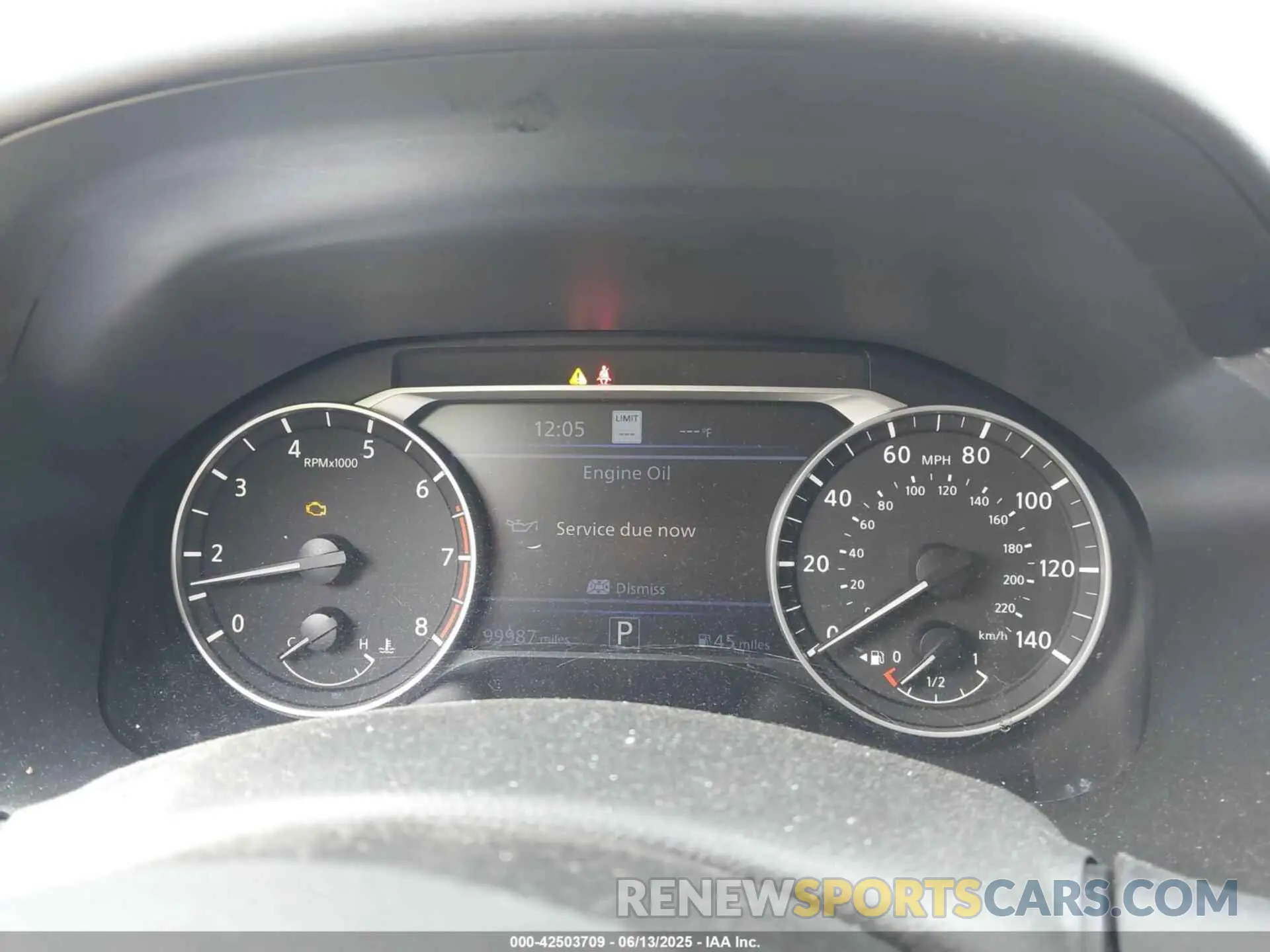 7 Photograph of a damaged car 1N4BL4EV5KC229485 NISSAN ALTIMA 2019