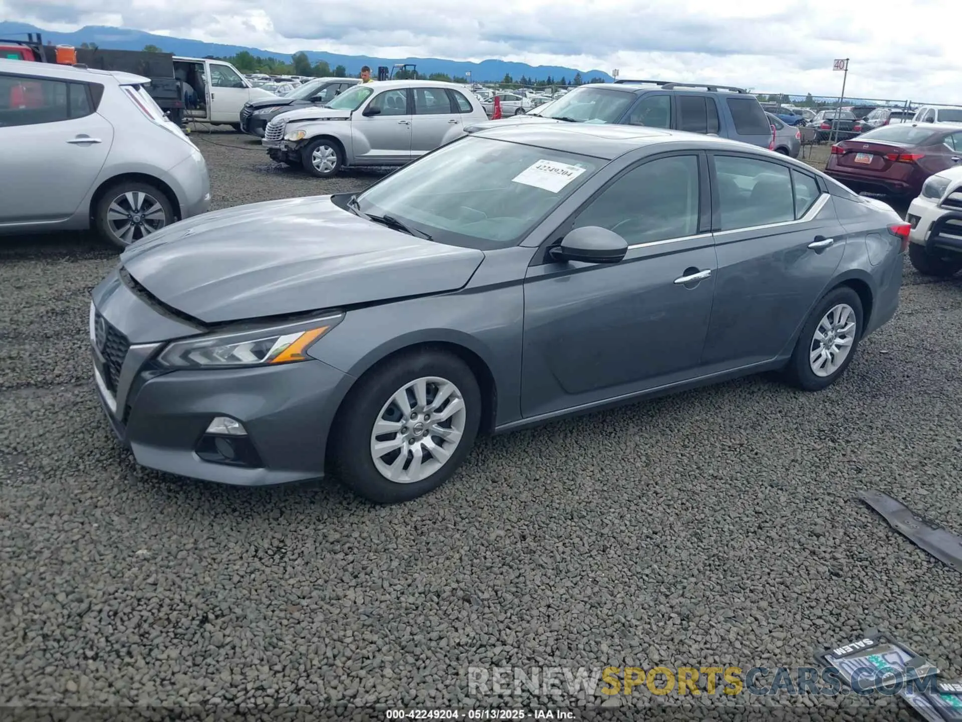2 Photograph of a damaged car 1N4BL4EV5KC255567 NISSAN ALTIMA 2019