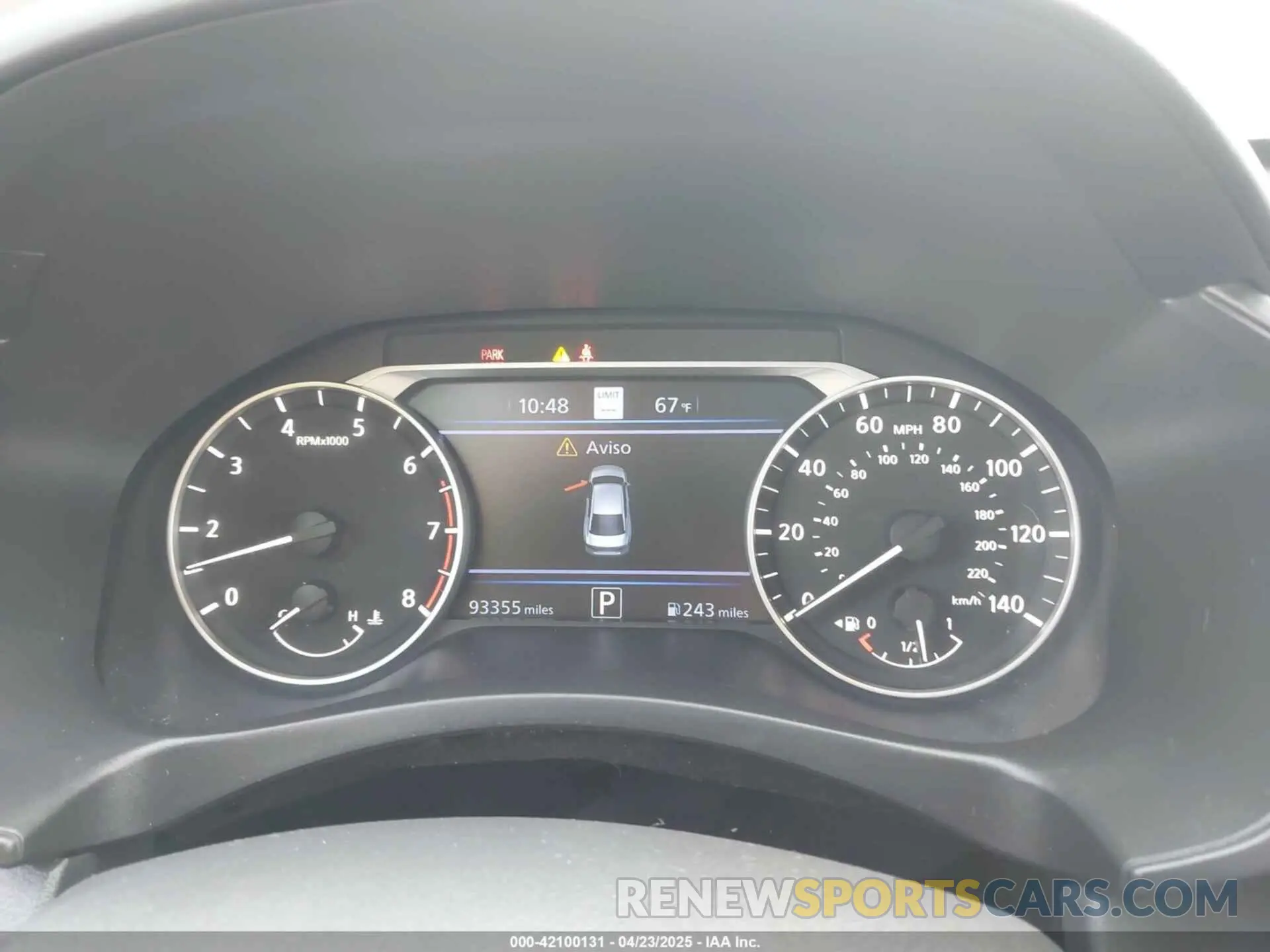 7 Photograph of a damaged car 1N4BL4EV6KC102020 NISSAN ALTIMA 2019