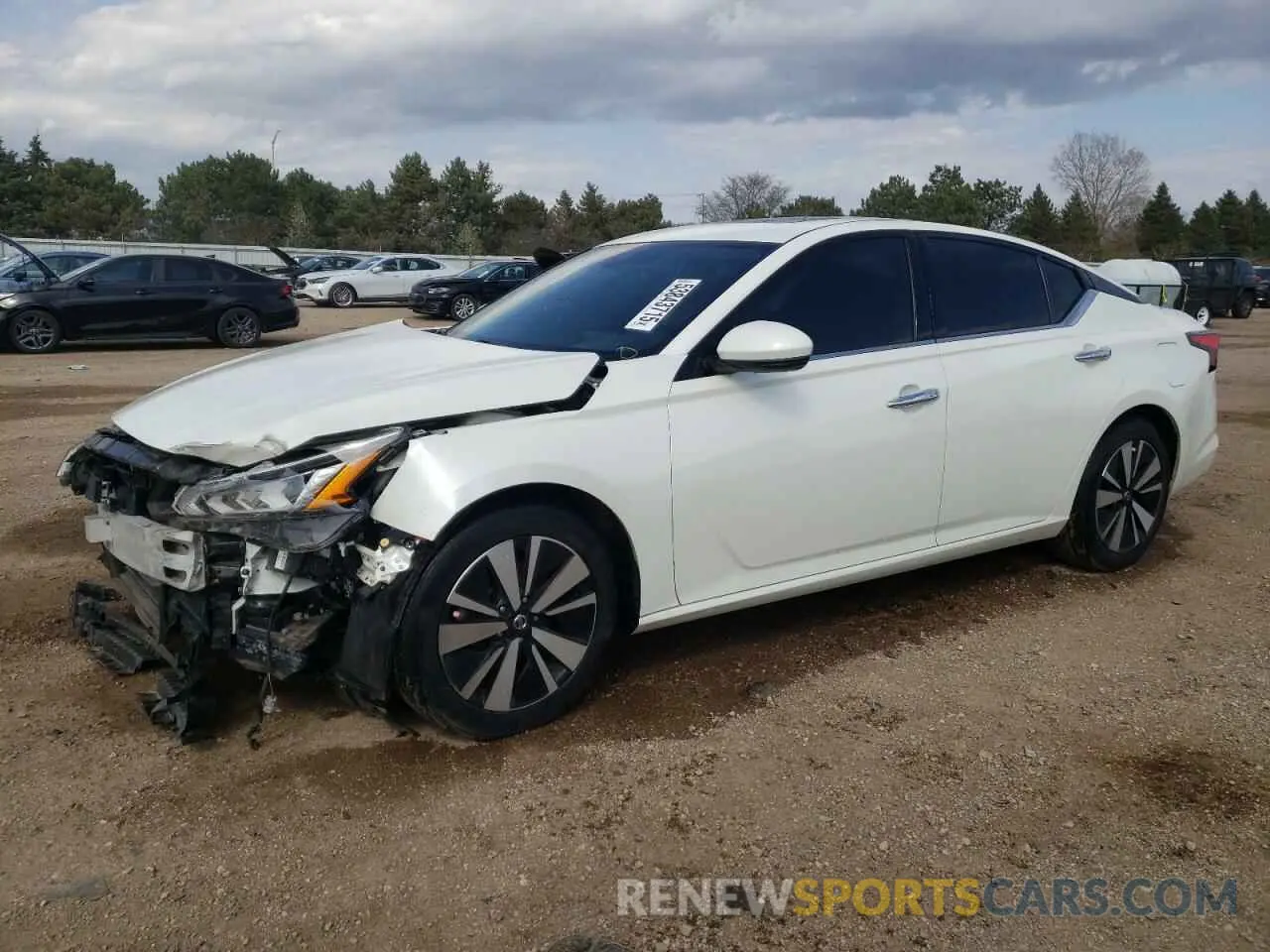 1 Photograph of a damaged car 1N4BL4EV6KC187036 NISSAN ALTIMA 2019