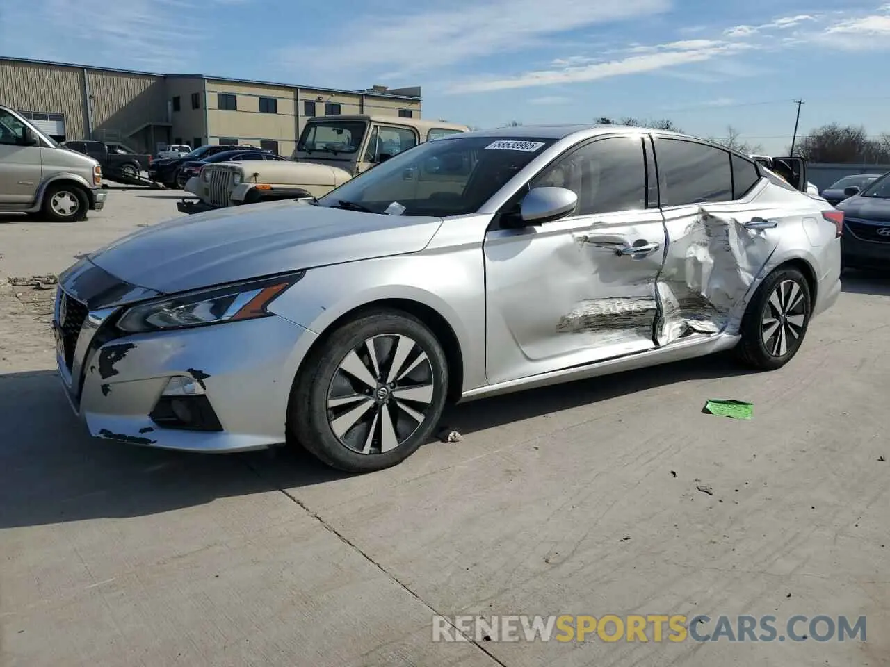 1 Photograph of a damaged car 1N4BL4EV7KC233473 NISSAN ALTIMA 2019