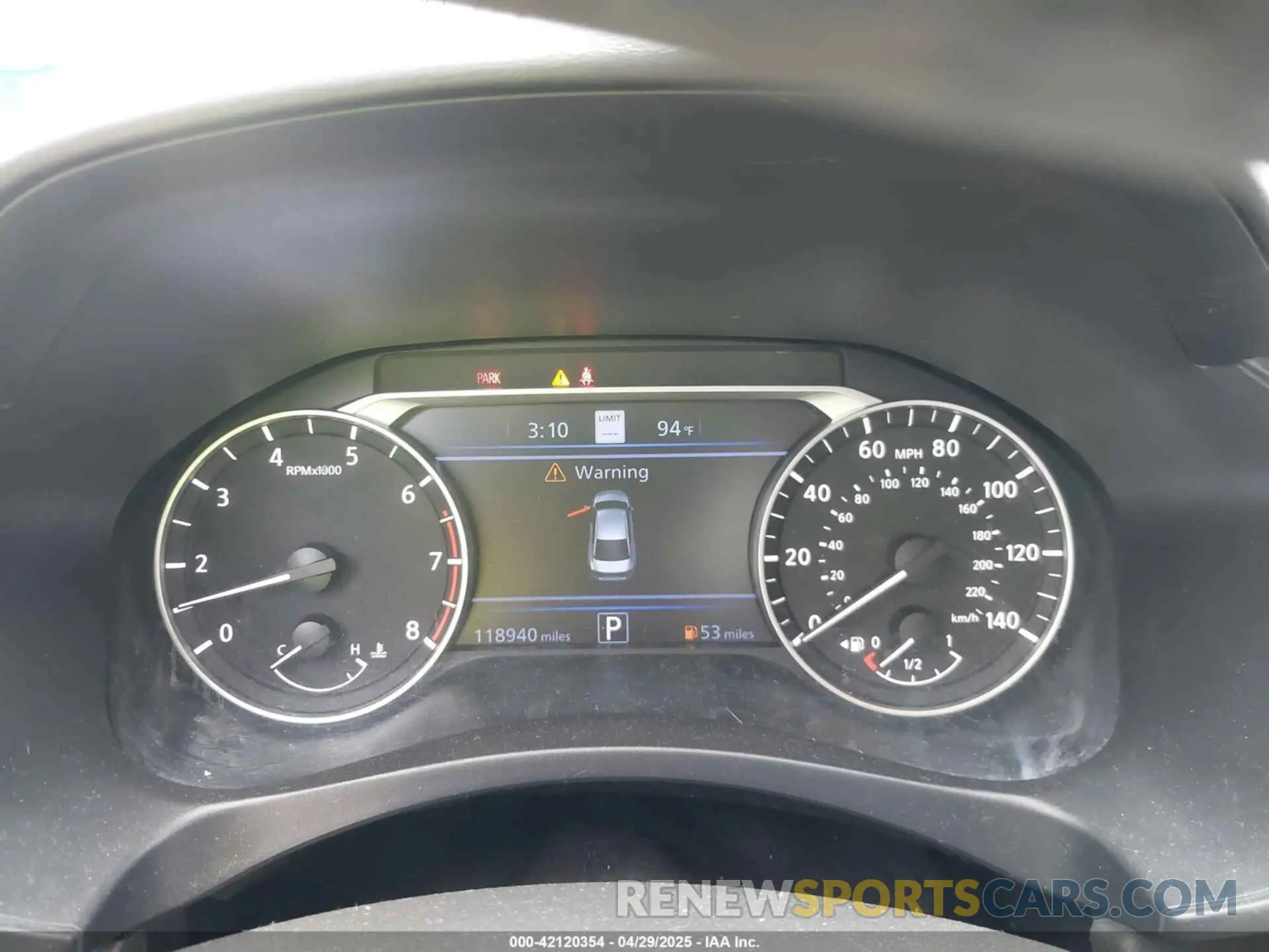 7 Photograph of a damaged car 1N4BL4EV8KC189905 NISSAN ALTIMA 2019
