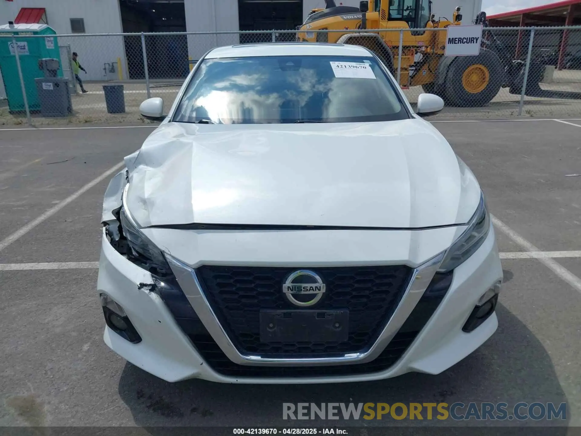 12 Photograph of a damaged car 1N4BL4EV9KC103050 NISSAN ALTIMA 2019