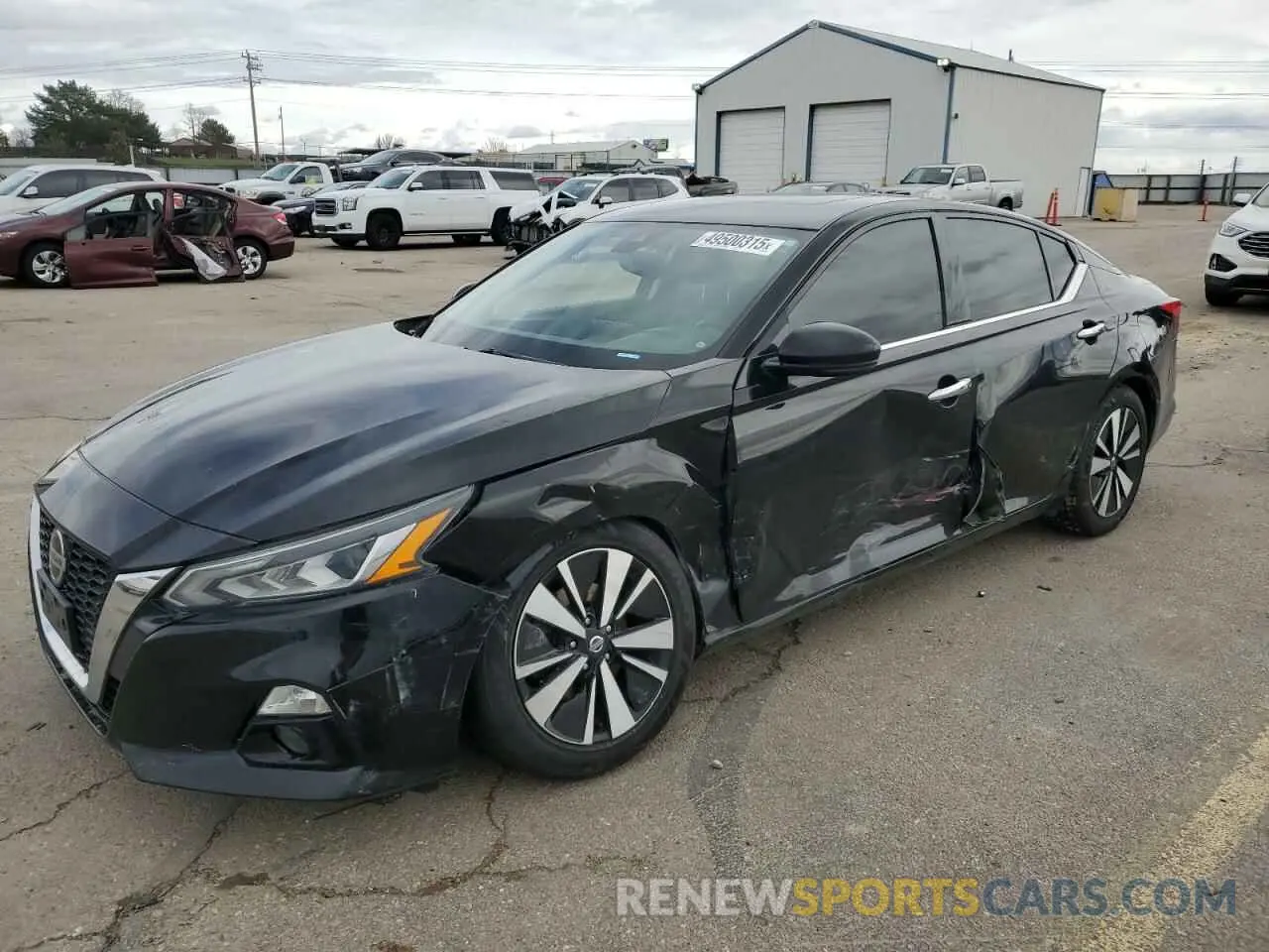 1 Photograph of a damaged car 1N4BL4EV9KC258116 NISSAN ALTIMA 2019