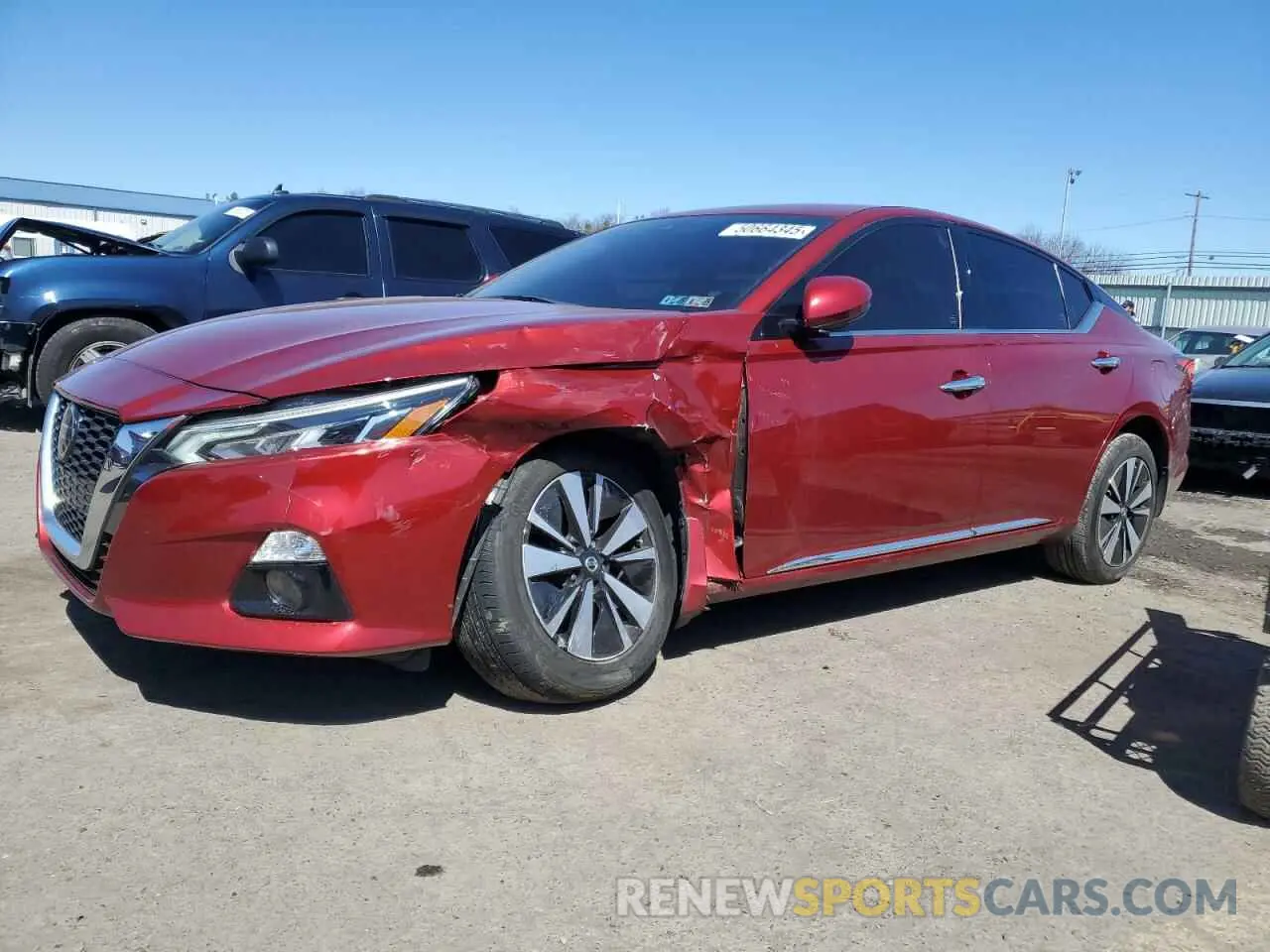 1 Photograph of a damaged car 1N4BL4EW5KC132442 NISSAN ALTIMA 2019