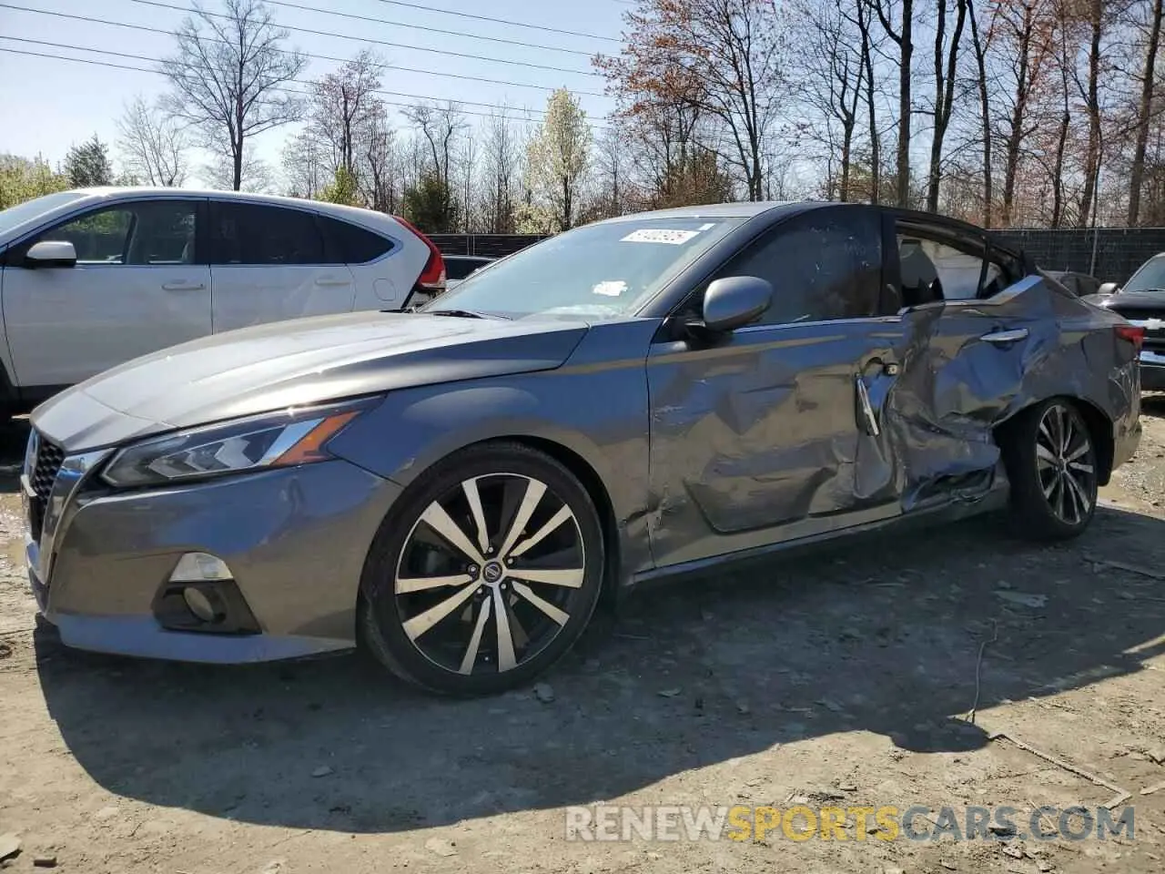 1 Photograph of a damaged car 1N4BL4FV0KC168772 NISSAN ALTIMA 2019