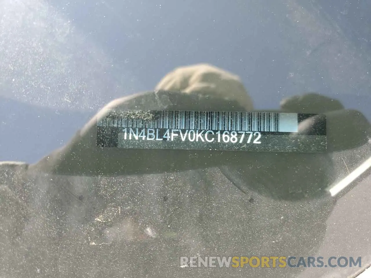 14 Photograph of a damaged car 1N4BL4FV0KC168772 NISSAN ALTIMA 2019