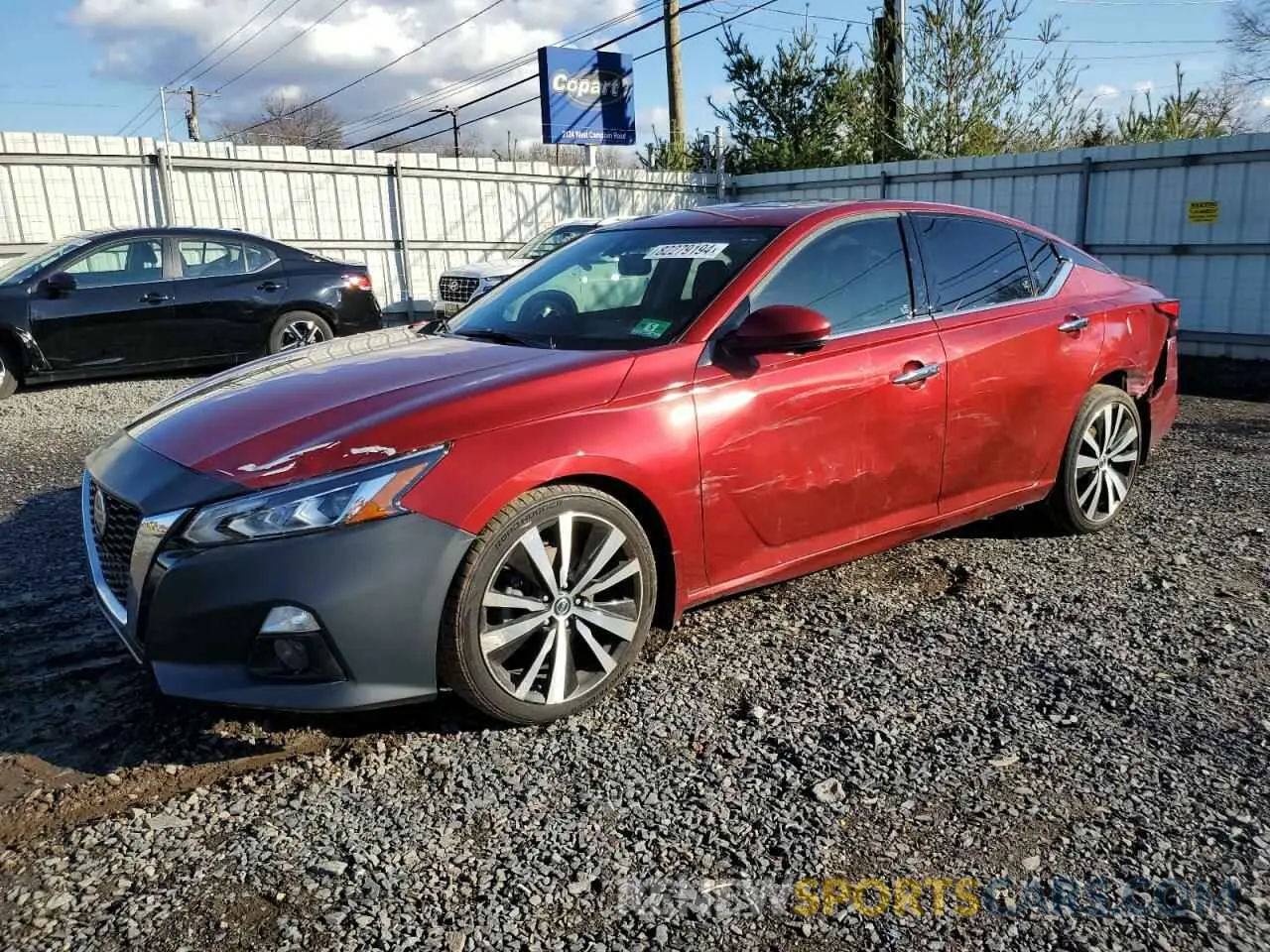 1 Photograph of a damaged car 1N4BL4FV4KN327751 NISSAN ALTIMA 2019