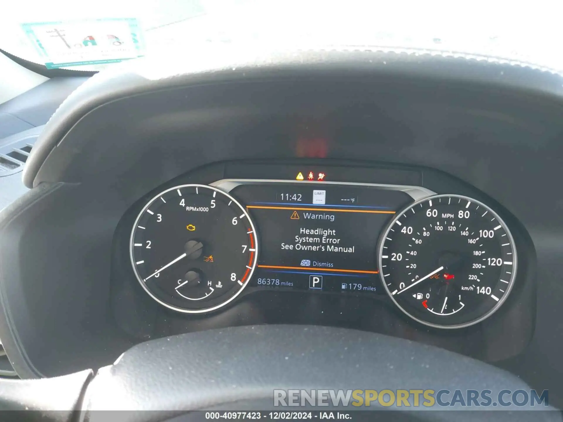 7 Photograph of a damaged car 1N4BL4FWXKN303348 NISSAN ALTIMA 2019