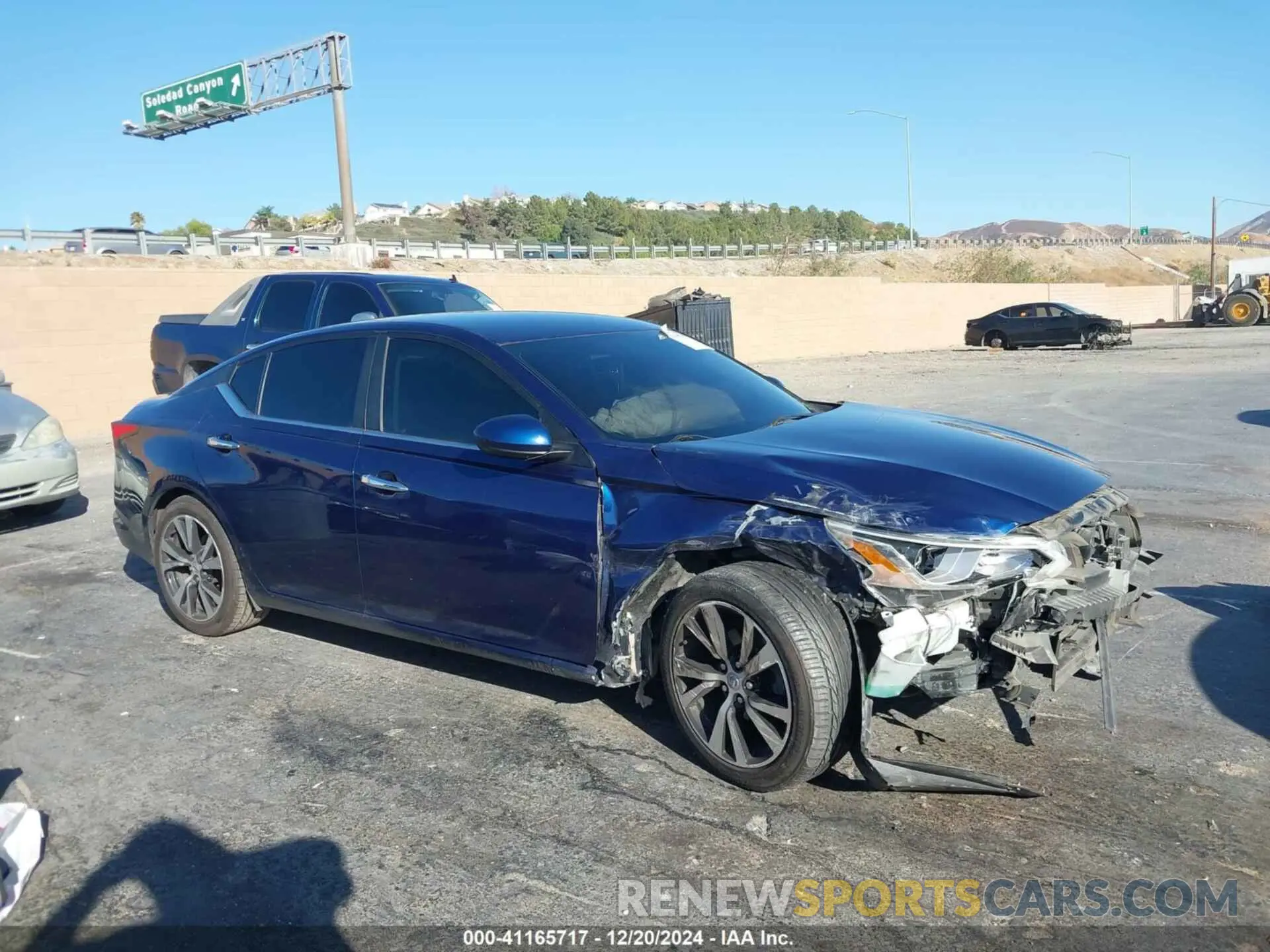 14 Photograph of a damaged car 1N4BL4BV0LC220280 NISSAN ALTIMA 2020