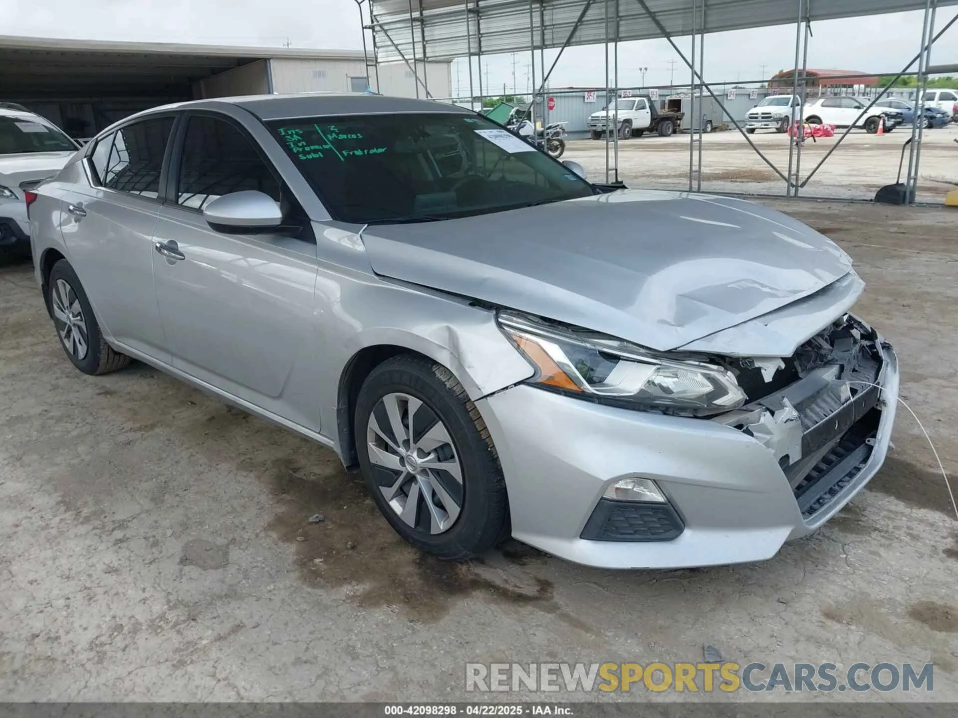 1 Photograph of a damaged car 1N4BL4BV1LC174085 NISSAN ALTIMA 2020
