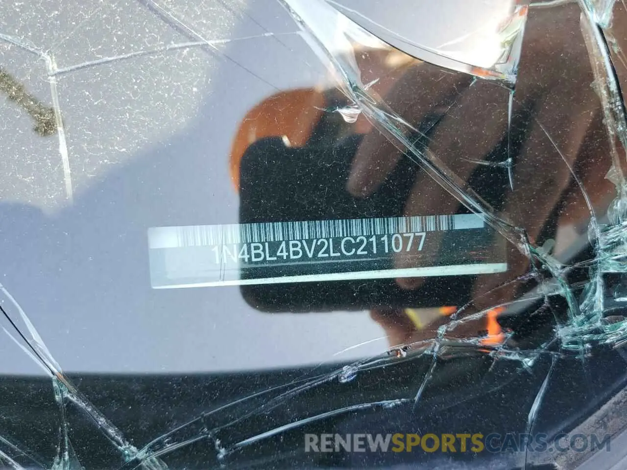 14 Photograph of a damaged car 1N4BL4BV2LC211077 NISSAN ALTIMA 2020