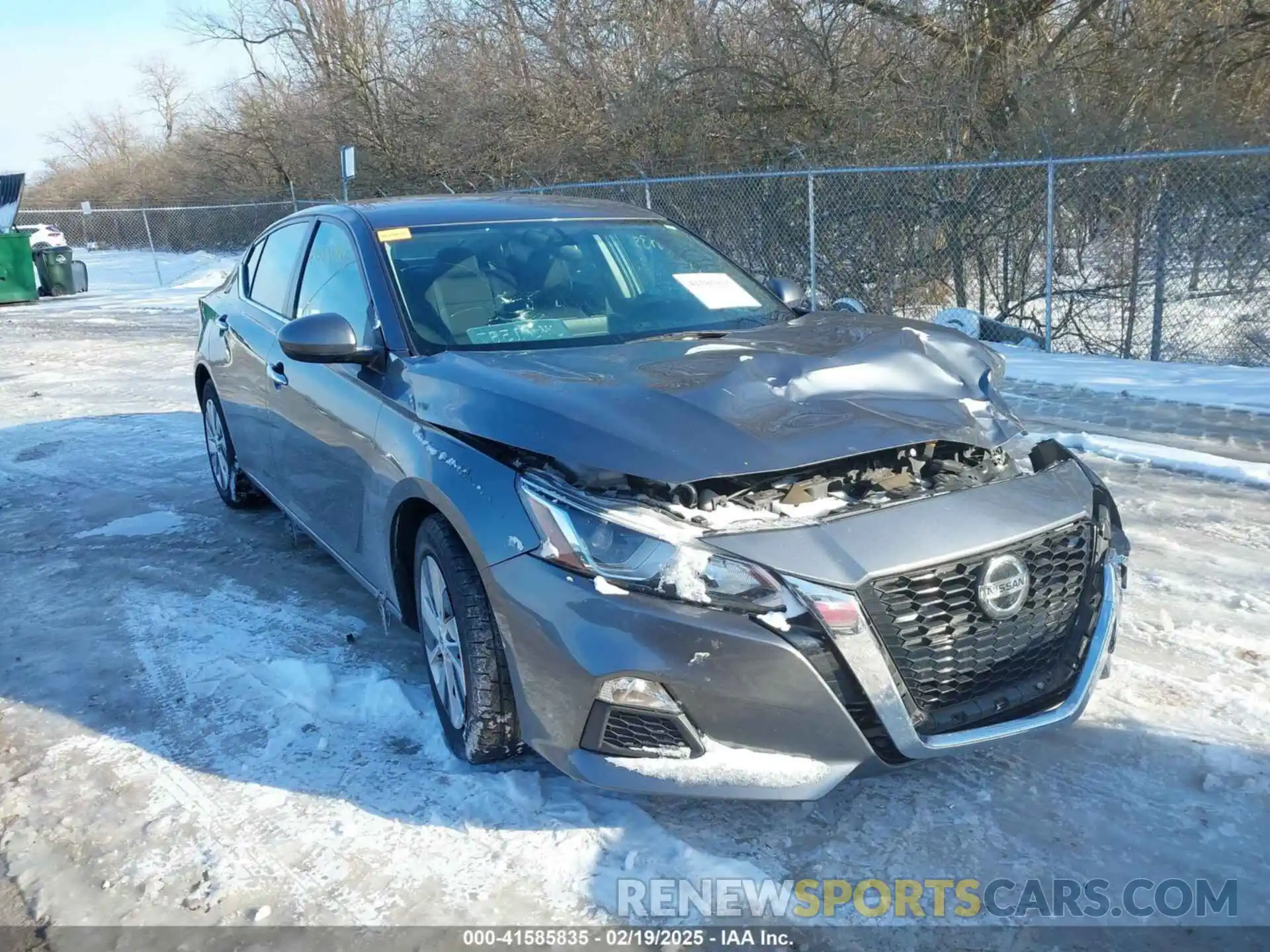 1 Photograph of a damaged car 1N4BL4BV2LC219390 NISSAN ALTIMA 2020