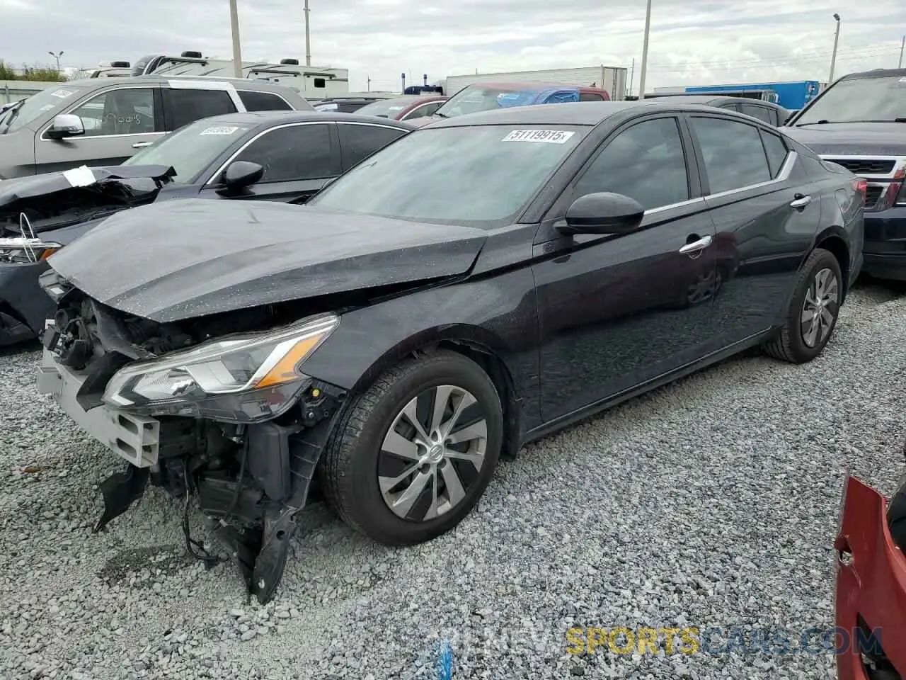 1 Photograph of a damaged car 1N4BL4BV2LN322281 NISSAN ALTIMA 2020